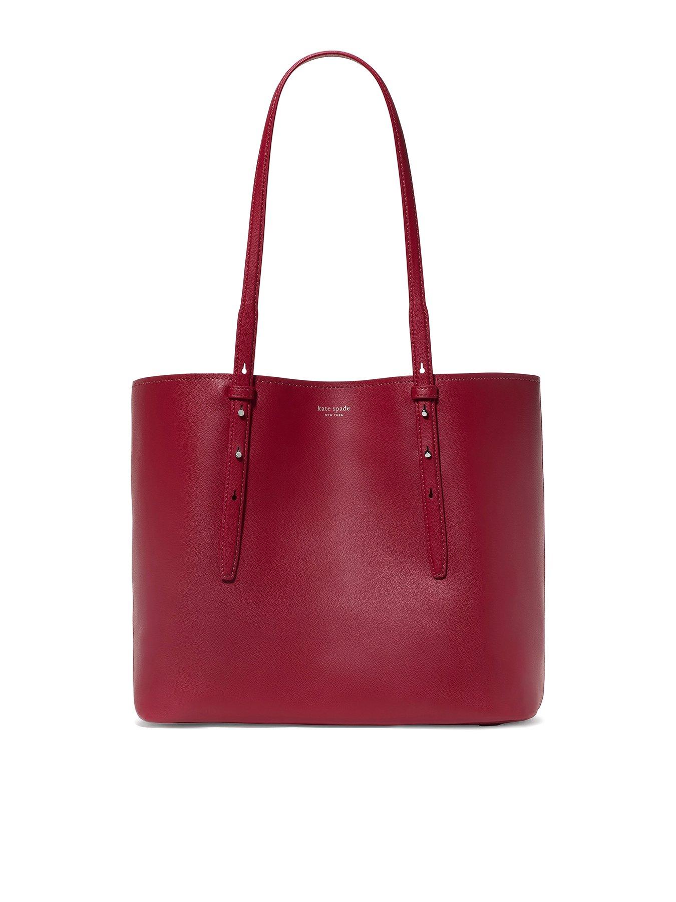 Kate Spade New York Do It All Fine Grain Leather Large Tote - Red