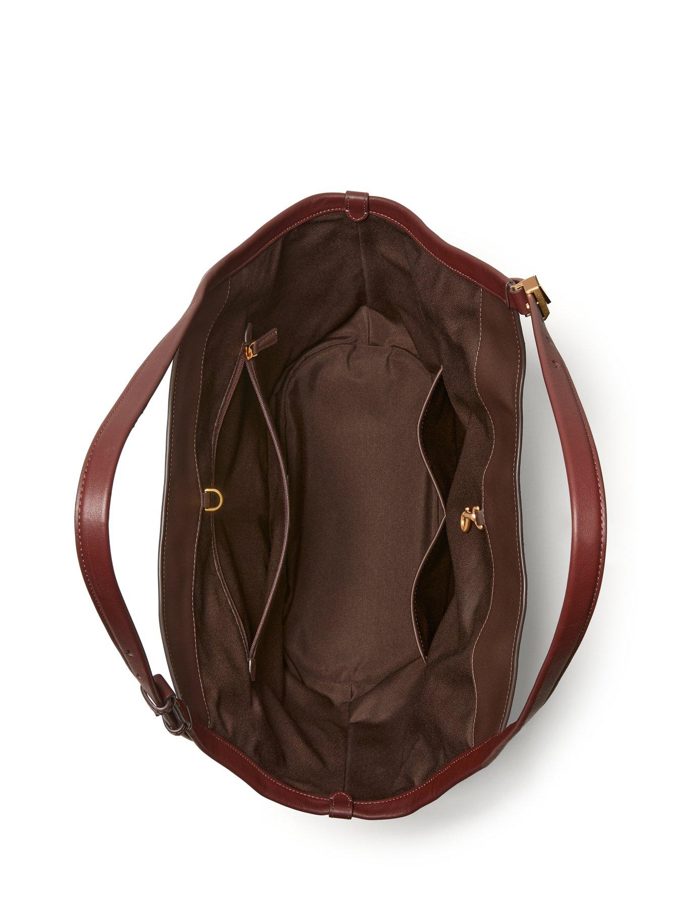 Image 5 of 5 of Kate Spade New York Deco Suede Tulip Tote - Brown