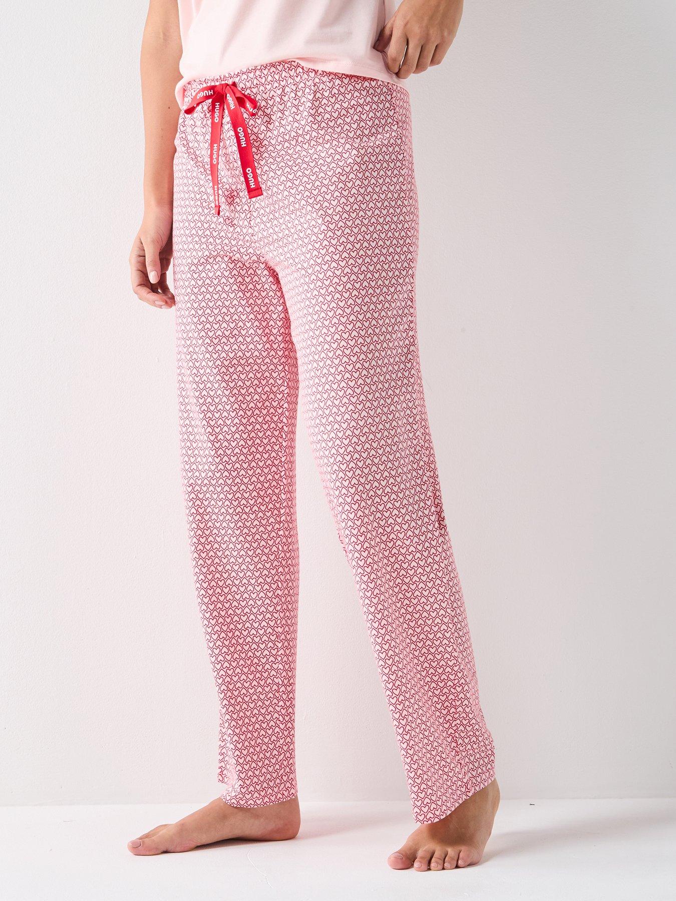 HUGO Draw String Soft Trouser - Pink