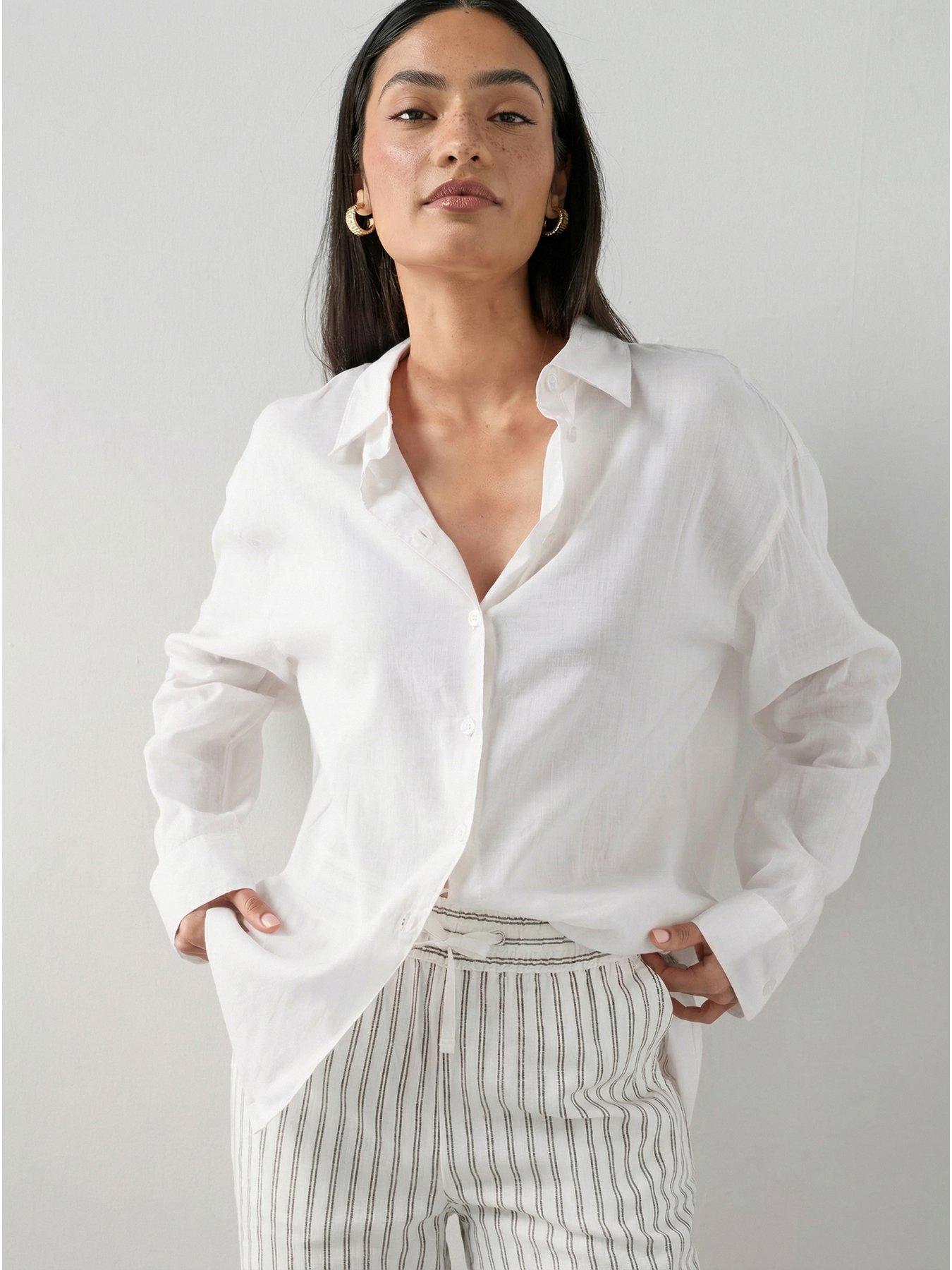 The Very Collection Oversized Rami Shirt