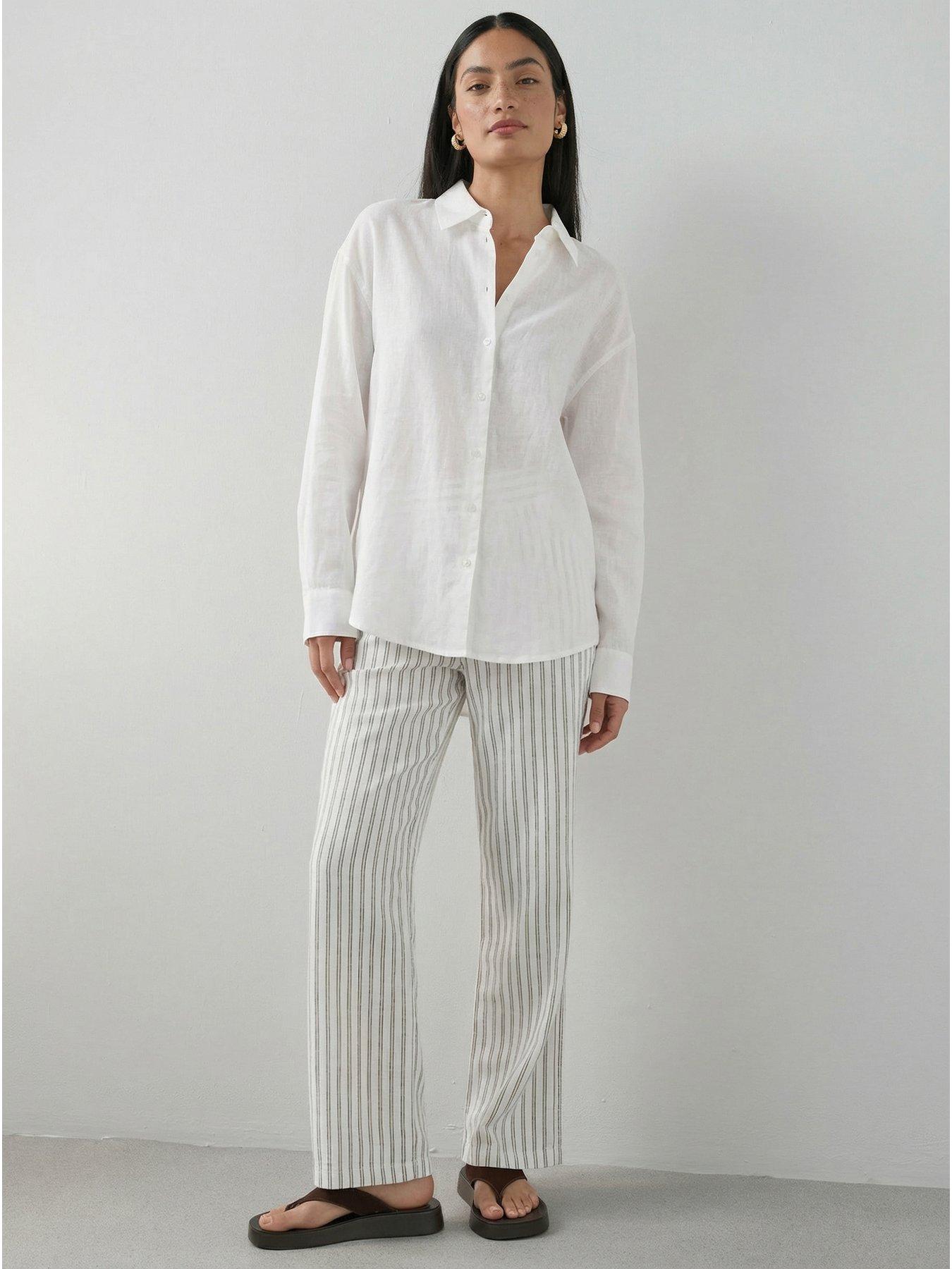 Image 5 of 6 of The Very Collection Oversized Rami Shirt