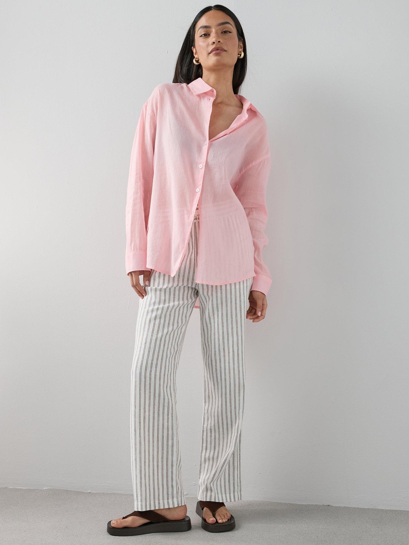 Image 5 of 6 of The Very Collection Oversized Rami Shirt