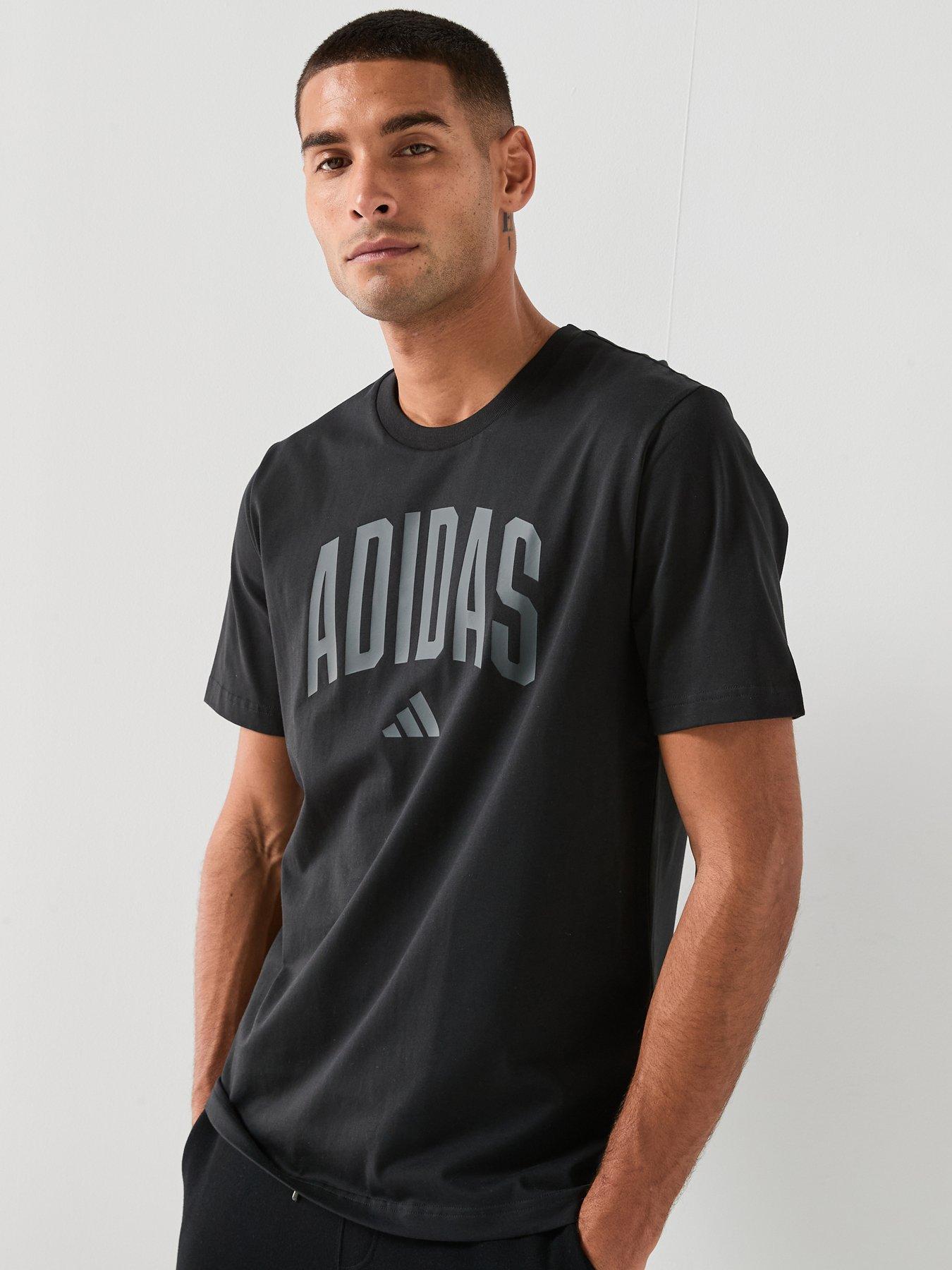 Adidas Sportswear Men'S Collegiate Lineage Graphic T-Shirt - Black