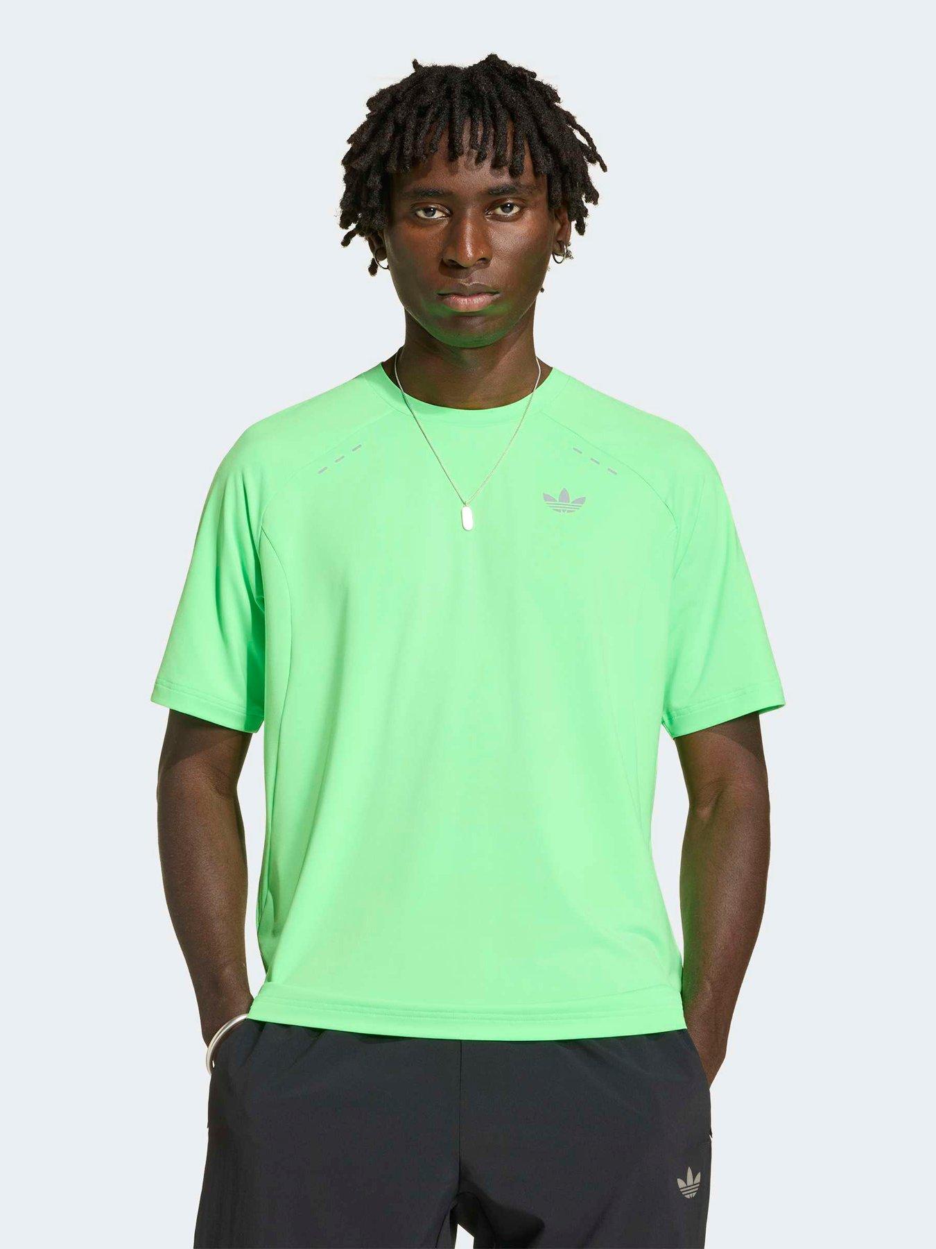 adidas Originals Men's Tech Essentials T-Shirt, Screaming Green, Size Xs, Men