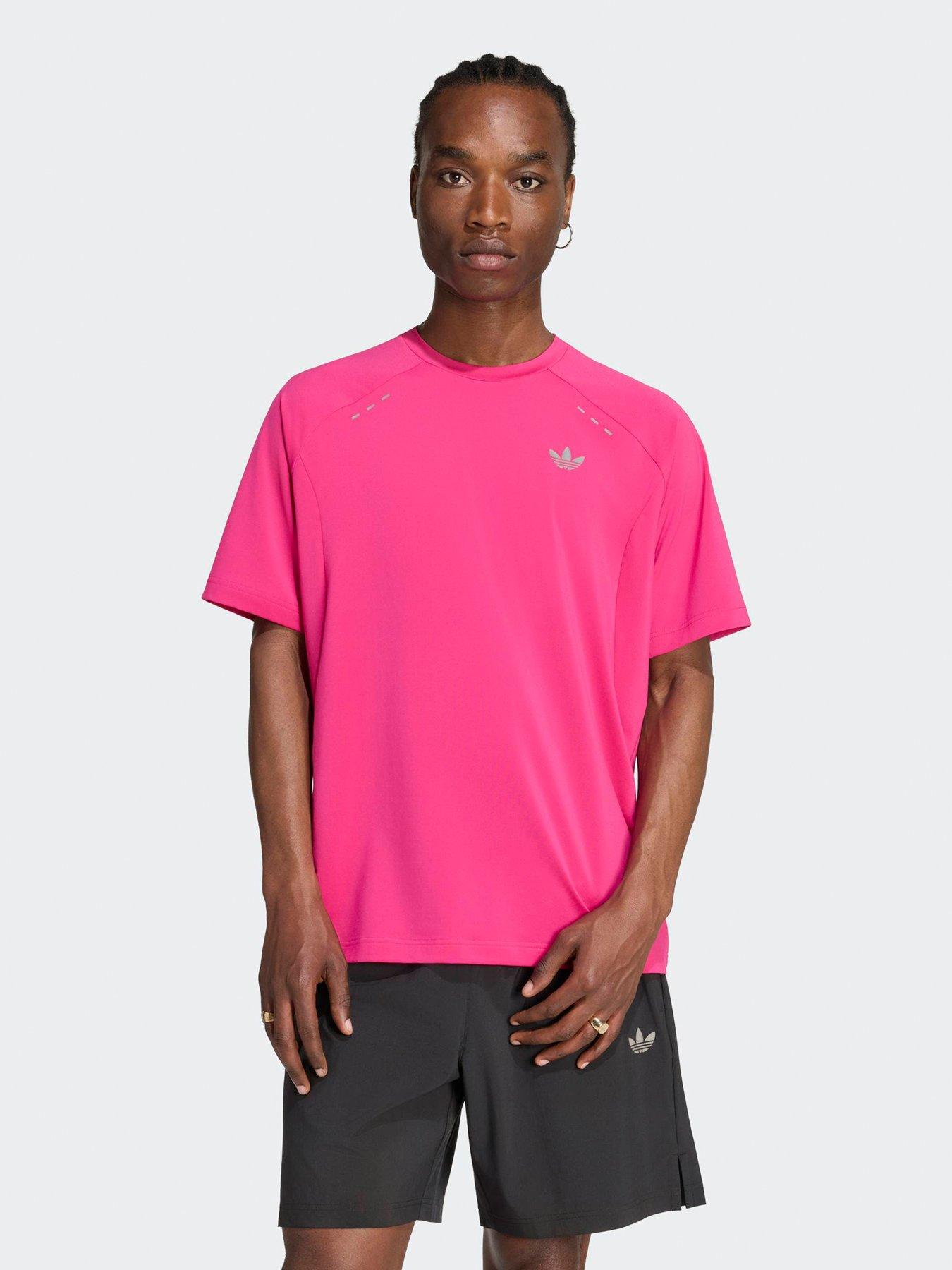 adidas Originals Men's Tech Essentials T-Shirt, Real Magenta, Size Xs, Men