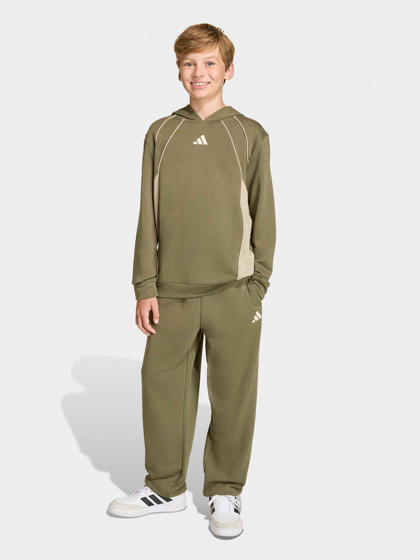 adidas Sportswear Junior Unisex Color Block Tracksuit - Green