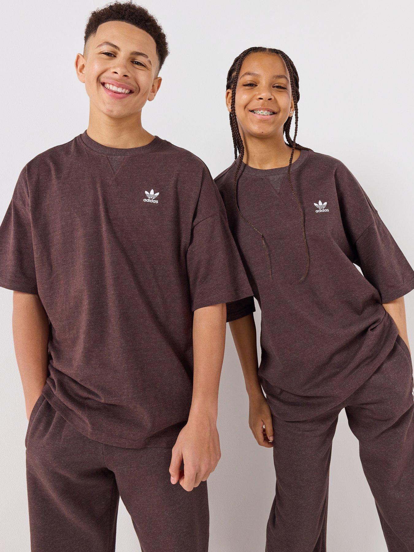 Adidas Originals Junior Unisex T-Shirt Kids - Brown