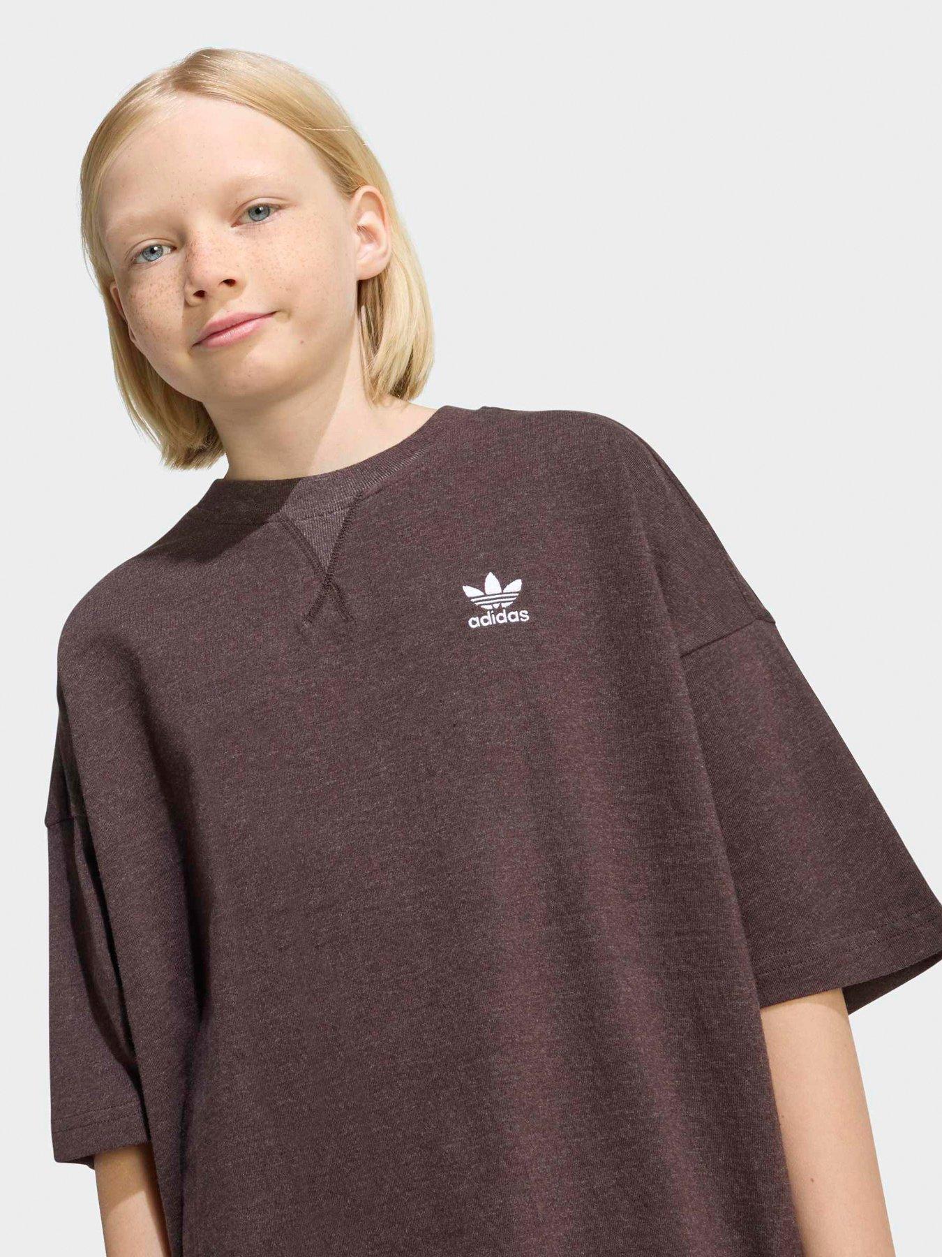 Image 4 of 6 of adidas Originals Junior Unisex T-Shirt Kids - Brown