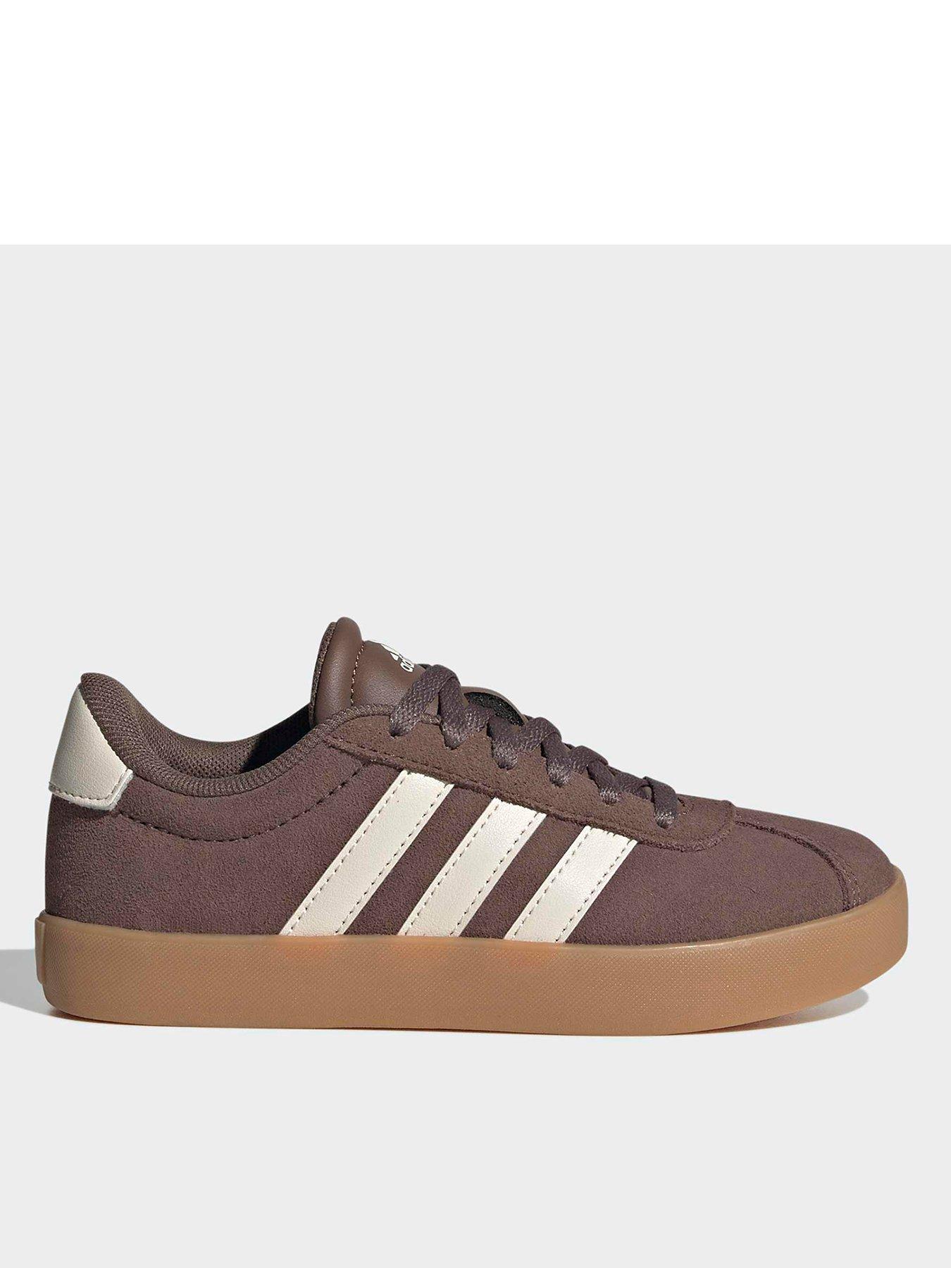 adidas Sportswear Kids Unisex Vl Court 3.0 Trainers, Brown, Size 1 Older