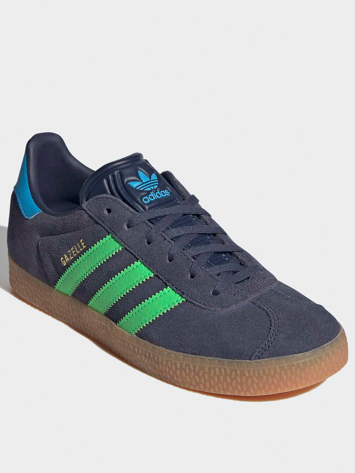 adidas gazelle silver green womens Gazelle Bold Womens Lifestyle Shoes (Green/Blue) Final Sale main image 1