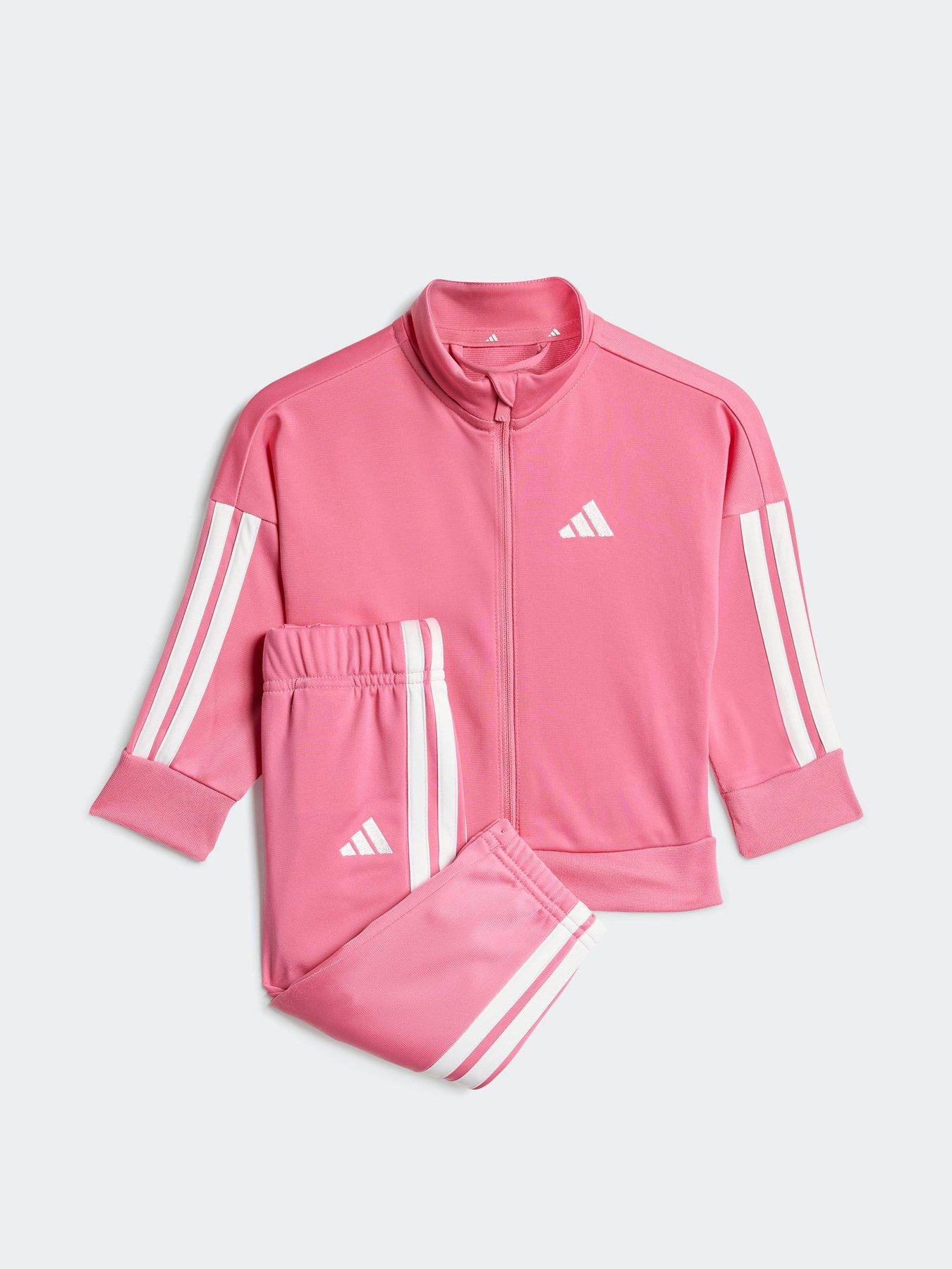 Adidas Sportswear Infant Unisex Essentials Climacool Tracksuit - Pink