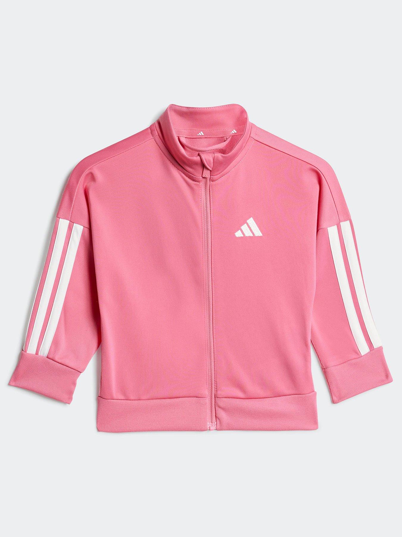 Image 2 of 5 of adidas Sportswear Infant Unisex Essentials Climacool Tracksuit - Pink