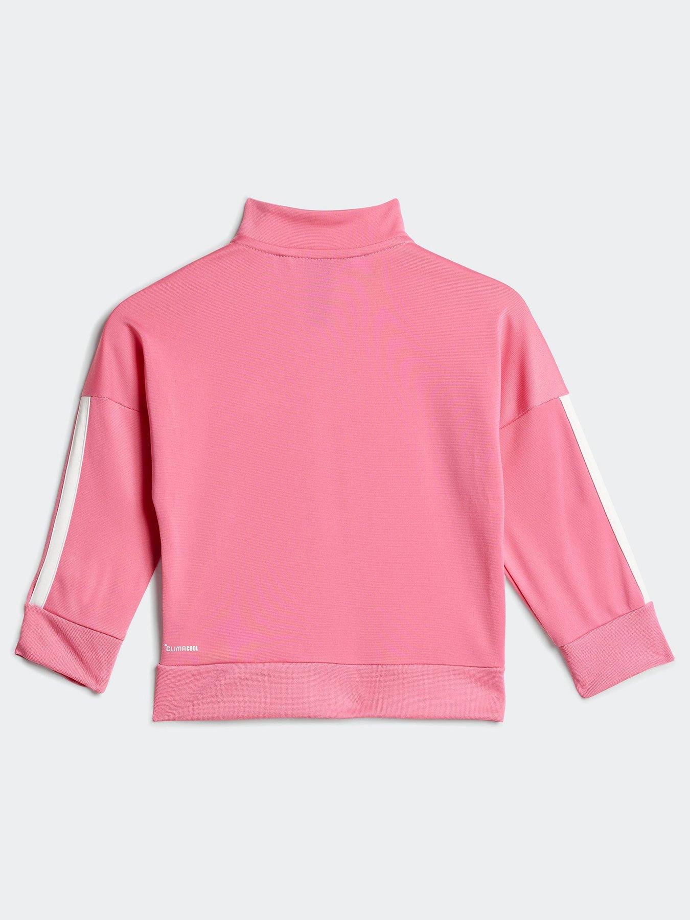 Image 3 of 5 of adidas Sportswear Infant Unisex Essentials Climacool Tracksuit - Pink