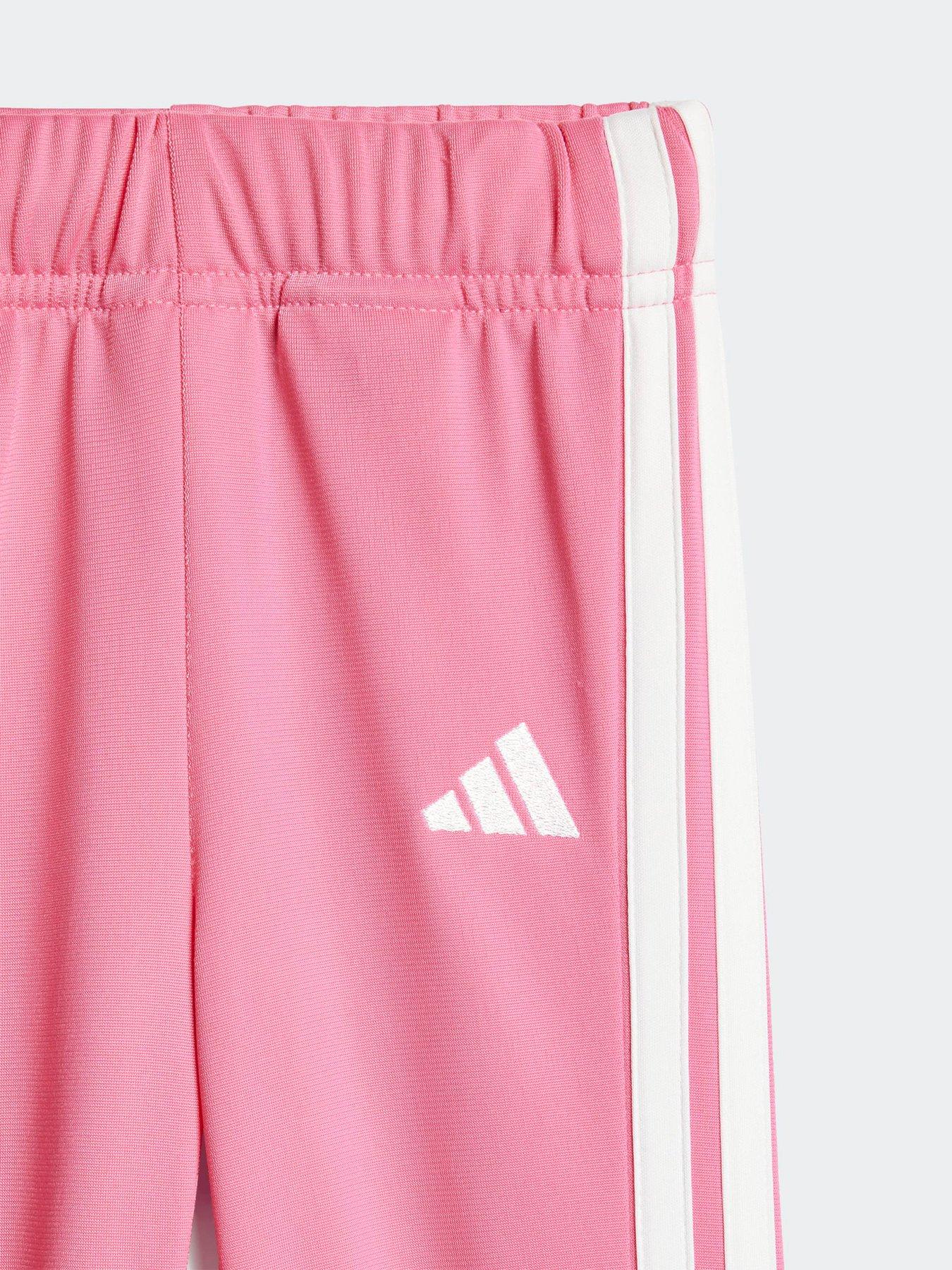 Image 4 of 5 of adidas Sportswear Infant Unisex Essentials Climacool Tracksuit - Pink