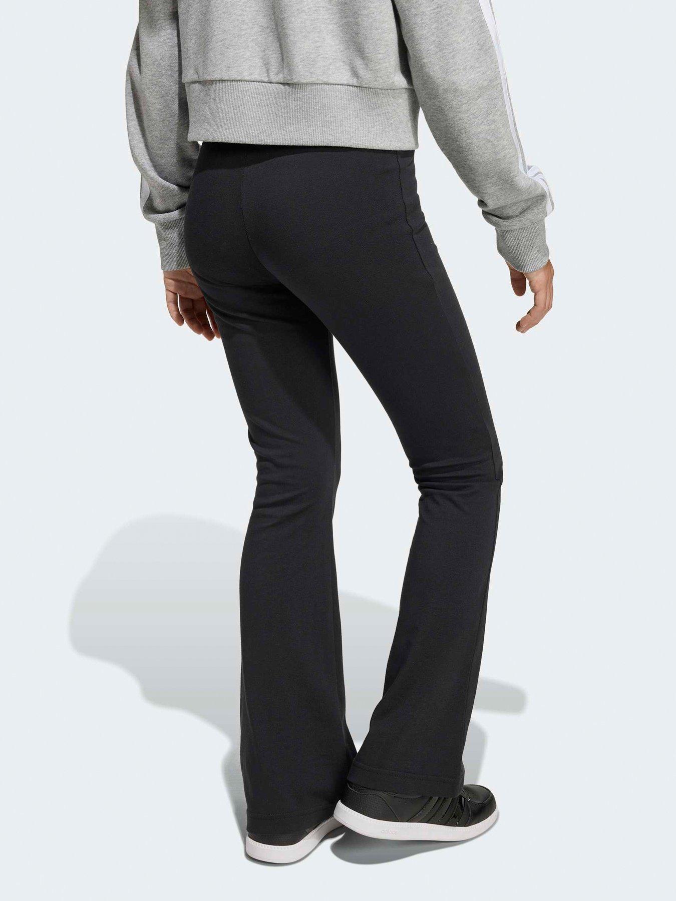 Image 2 of 6 of adidas Sportswear Junior Girls Essentials Flared Leggings - Black