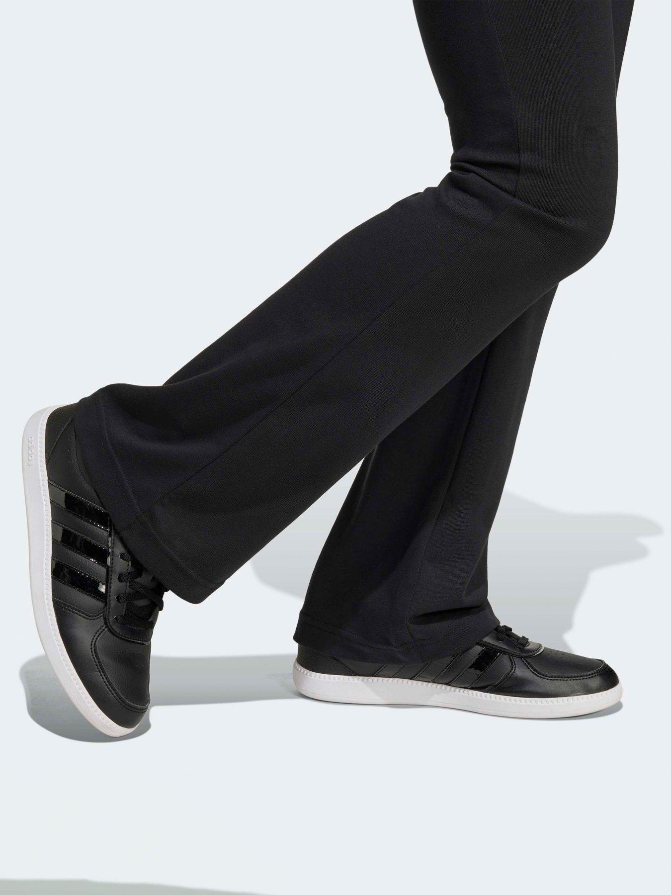 Image 5 of 6 of adidas Sportswear Junior Girls Essentials Flared Leggings - Black