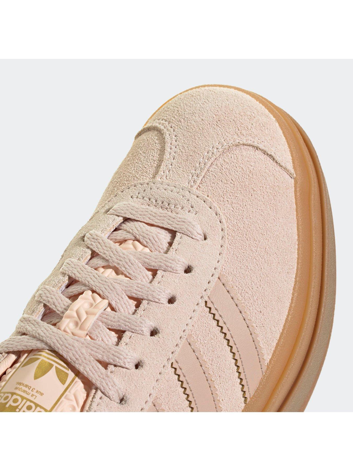 adidas Originals Junior Unisex Gazelle Bold Trainers - Pale Pink | Very