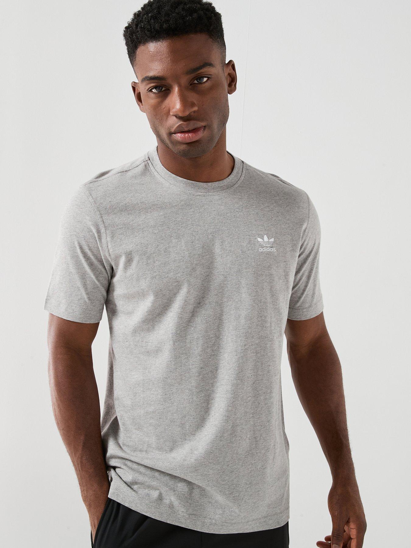 Adidas Originals Men'S Trefoil Essentials T-Shirt - Grey