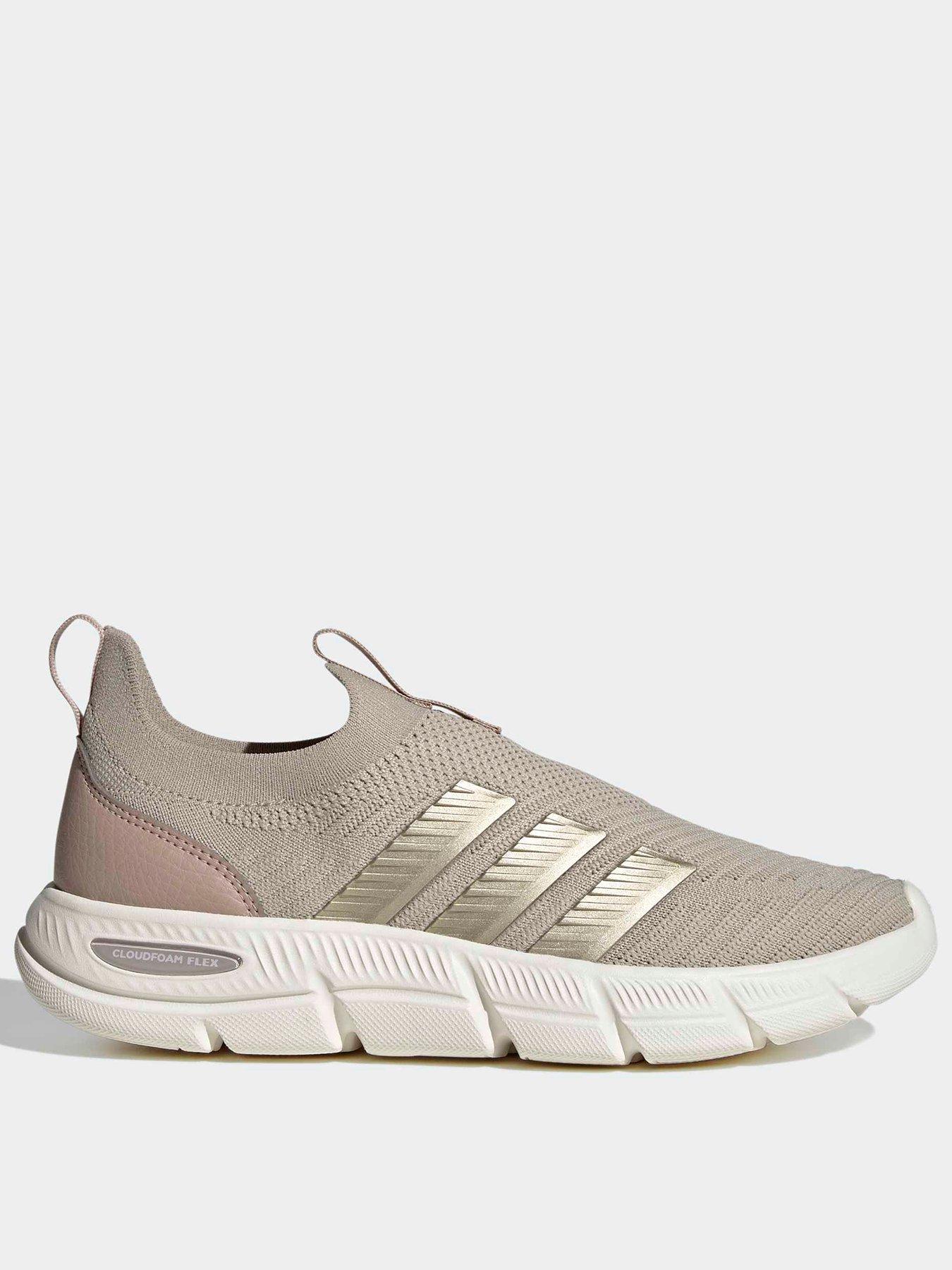 adidas Sportswear Women's Cloudfoam Flex Sock Trainers - Beige | Very