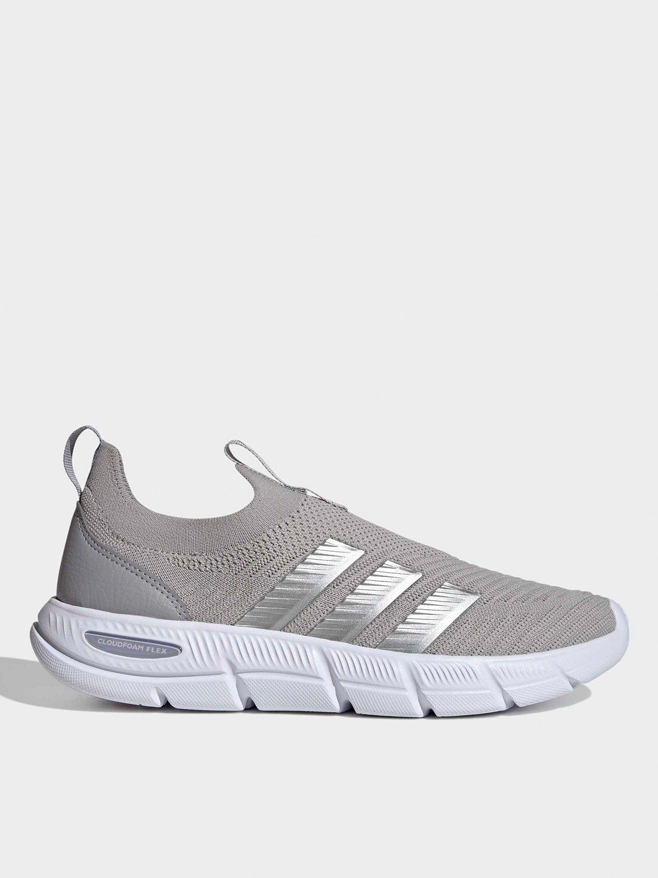 adidas Sportswear Women's Cloudfoam Flex Sock Trainers - Grey