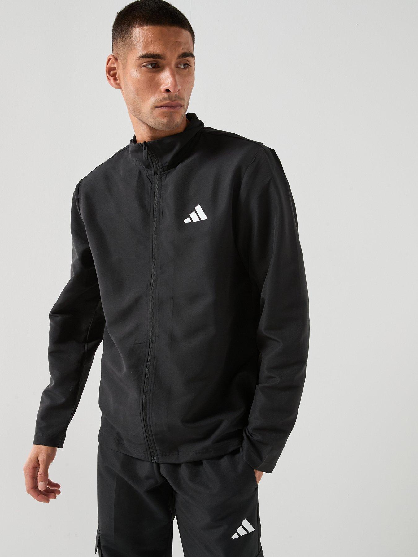 adidas Sportswear Men's Woven Cargo Tracksuit, Black, Size 2Xl, Men