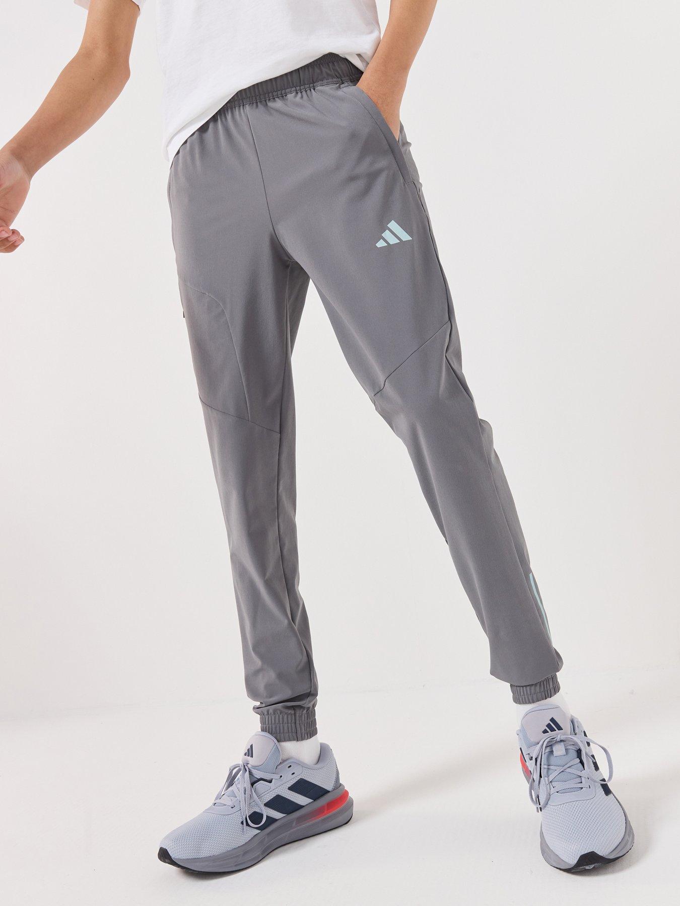 adidas Sportswear Junior Boys Boys Hooded Tech Woven Pants - Grey