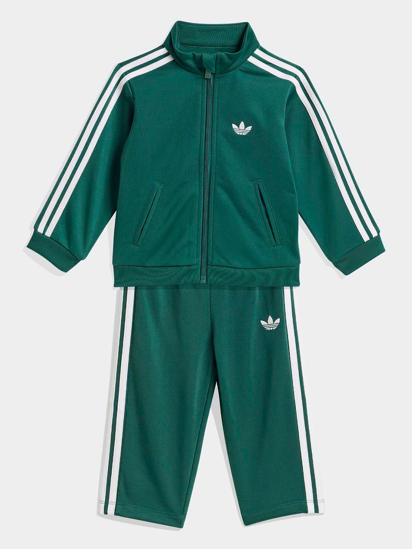 adidas Originals Infant Unisex Firebird Tracksuit - Green