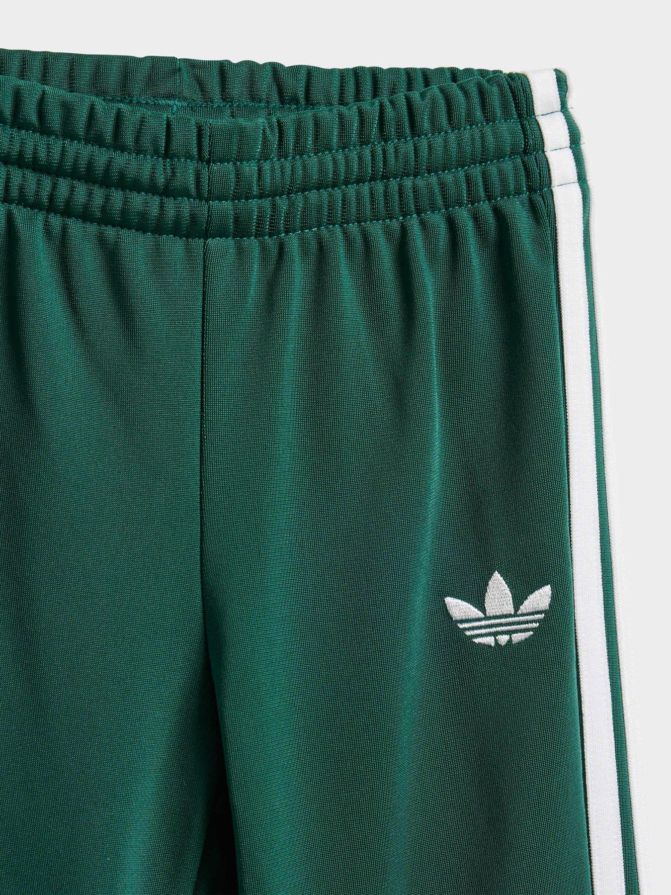 Image 4 of 6 of adidas Originals Infant Unisex Firebird Tracksuit - Green