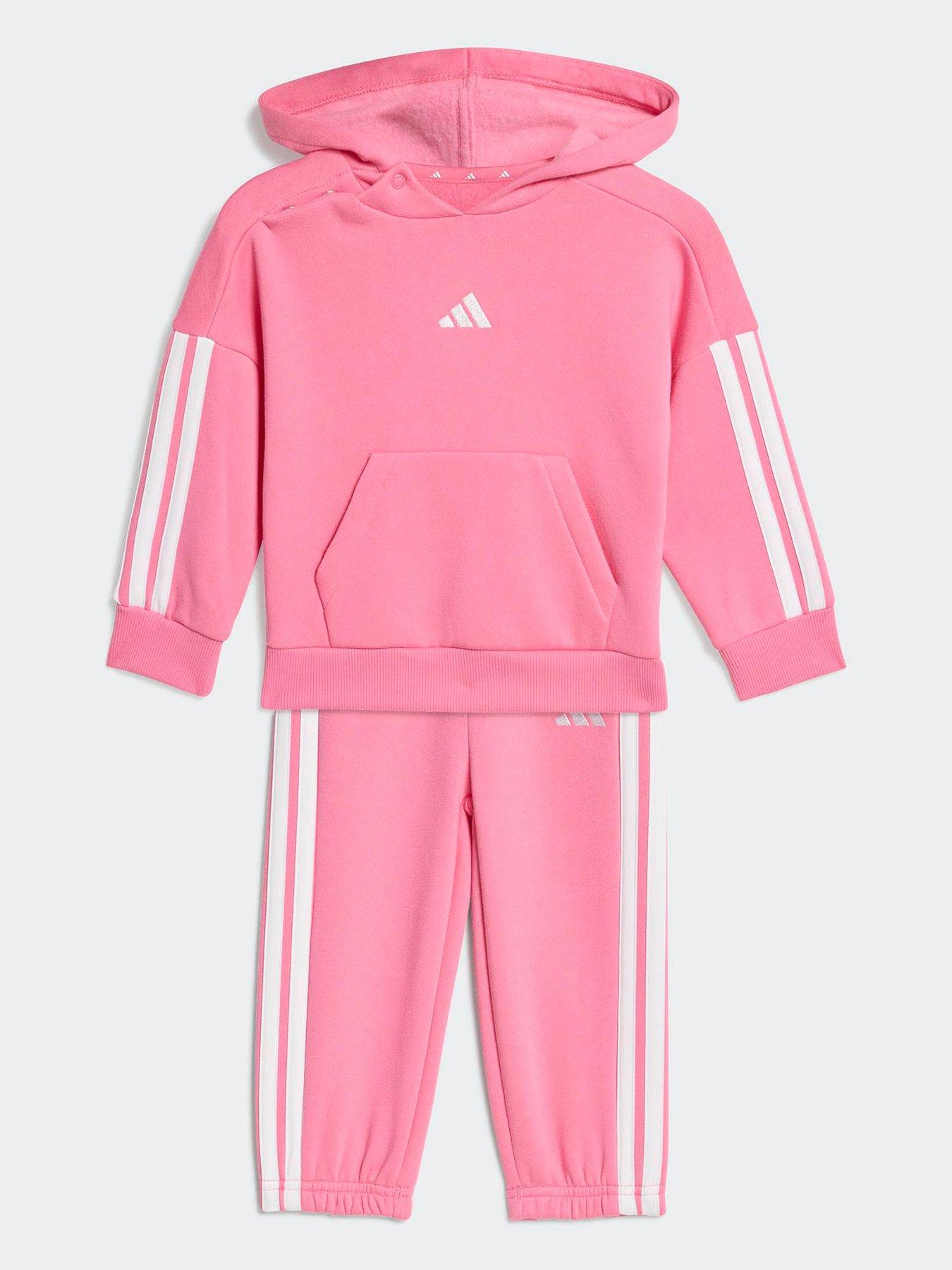 Adidas Sportswear Infant Unisex Essentials Jogger Set - Pink