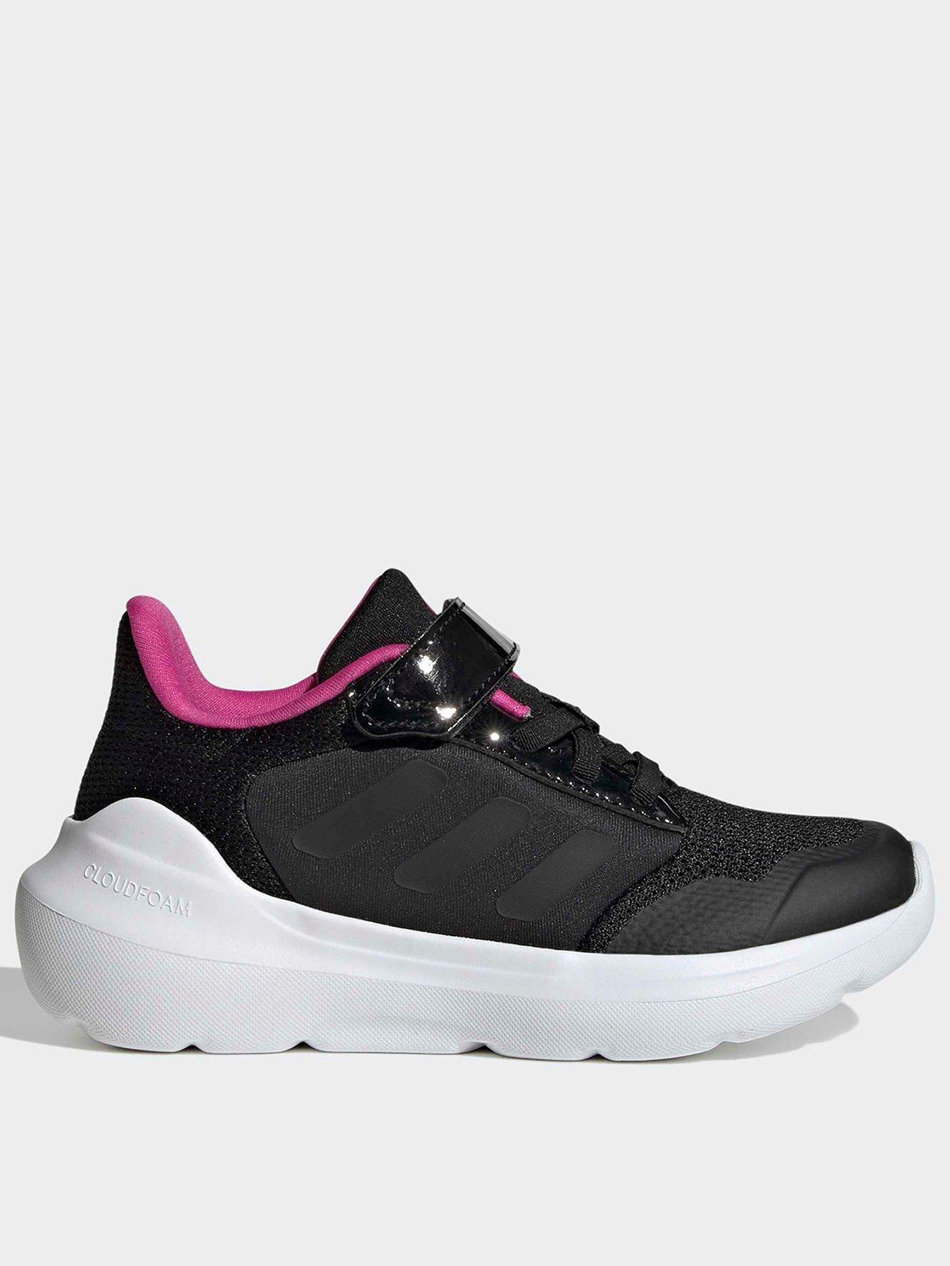 adidas Sportswear Kids Unisex Tensaur Run 3.0 Trainers, Black, Size 2 Older