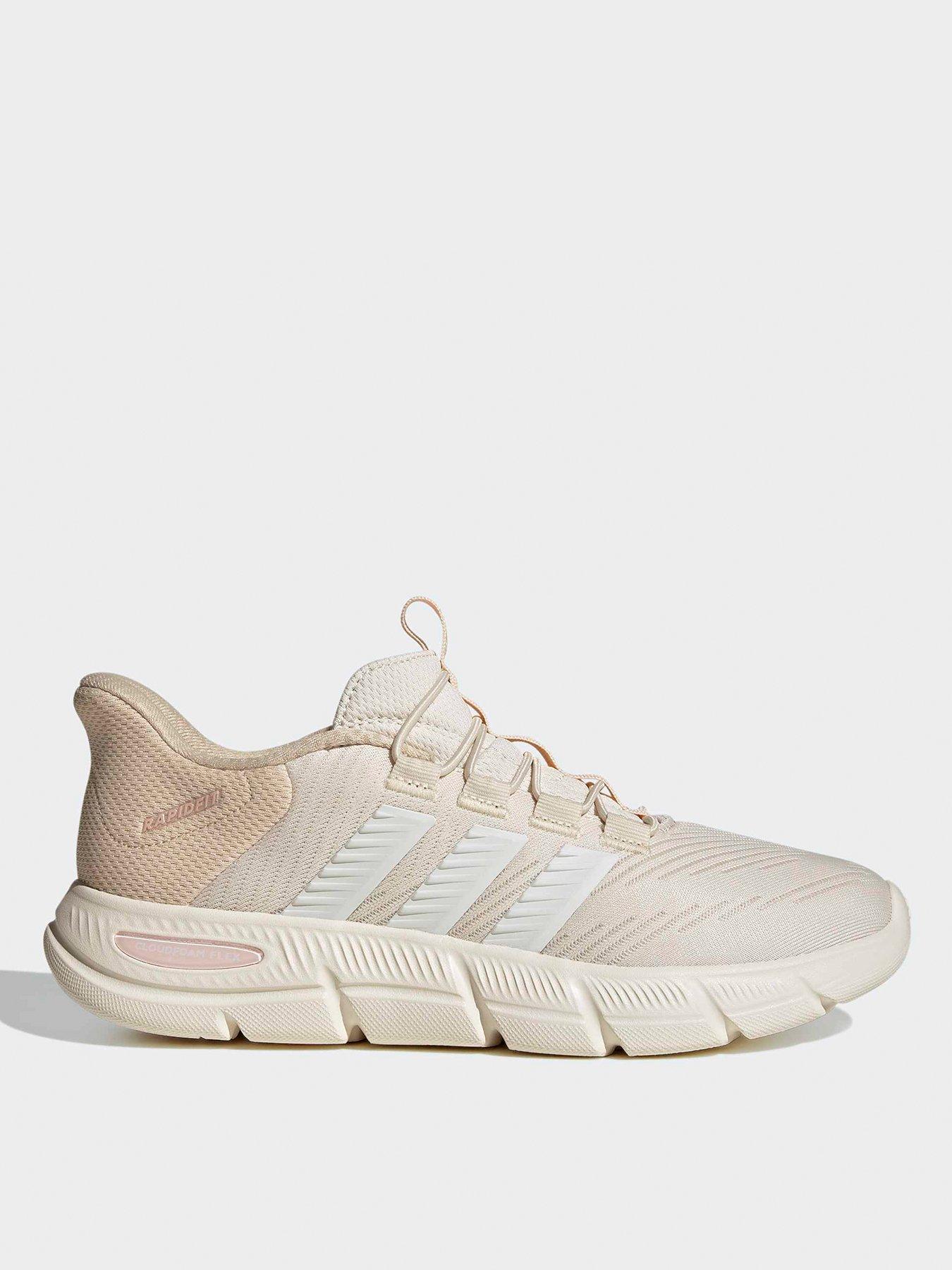 adidas Sportswear Womens Cloudfoam Flex Rapidfit Slip-on Trainers - White