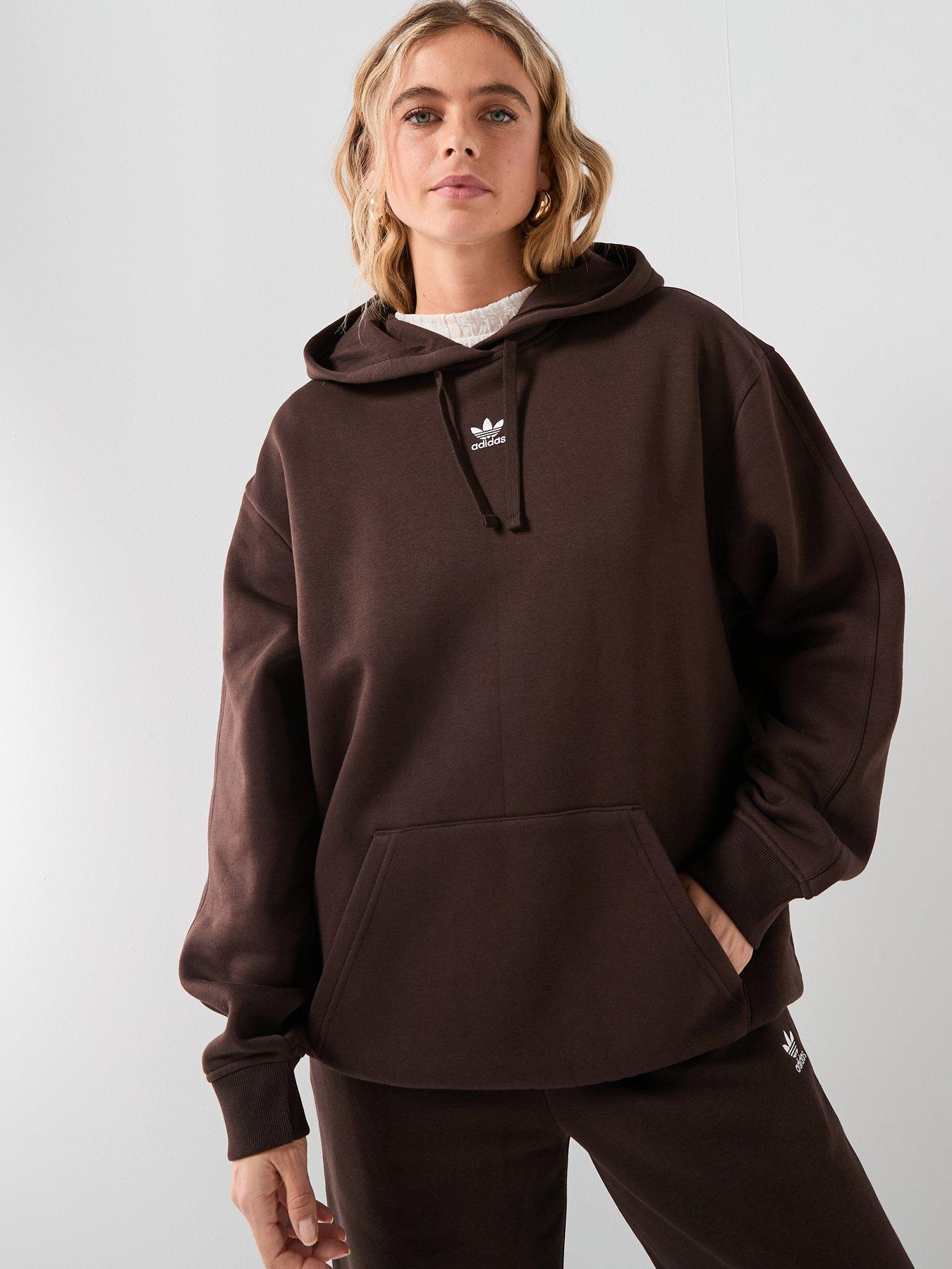adidas Originals Women's Essentials Oversized Fleece Hoodie, Auco, Size Xs, Women