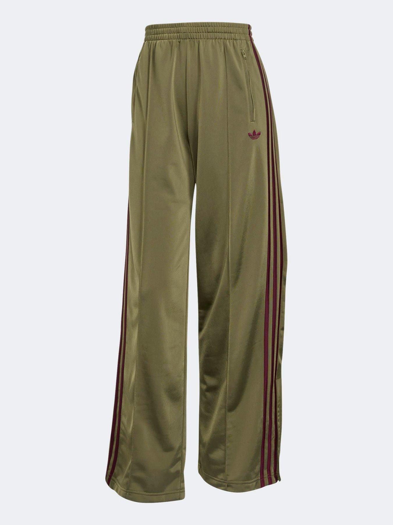 Image 7 of 7 of adidas Originals Firebird Loose Track Pants - Olive/Maroon