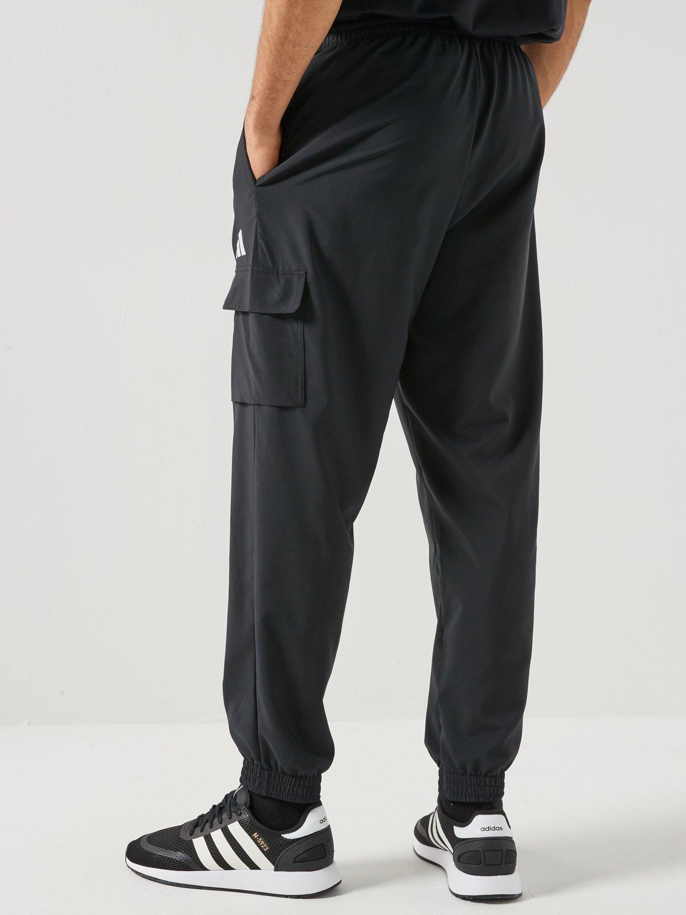 Image 2 of 5 of adidas Sportswear Men's Essentials Small Logo Cargo Pants - Black