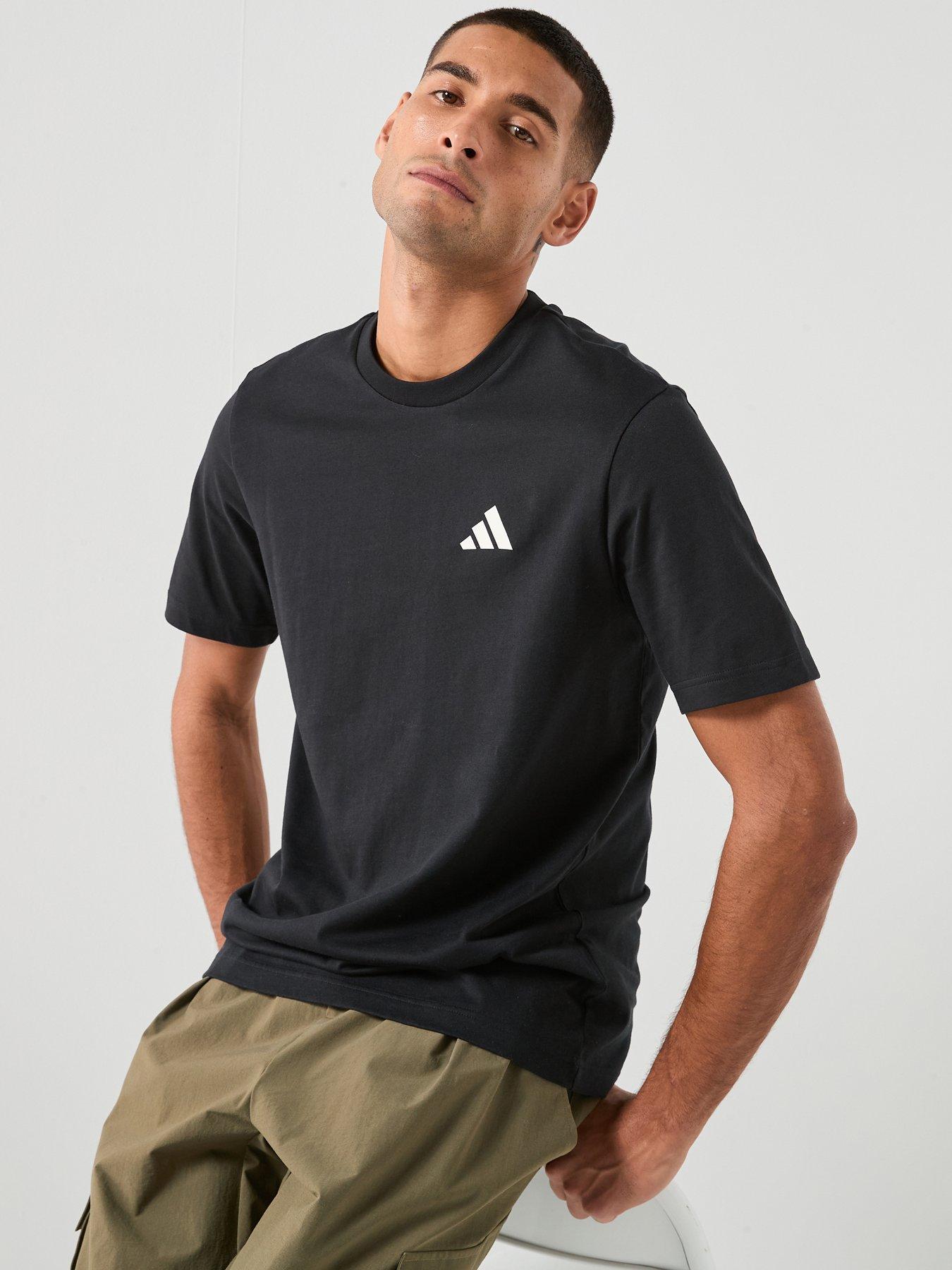 adidas Sportswear Men's Outdoor Mountain Biking Graphic T-Shirt - Black