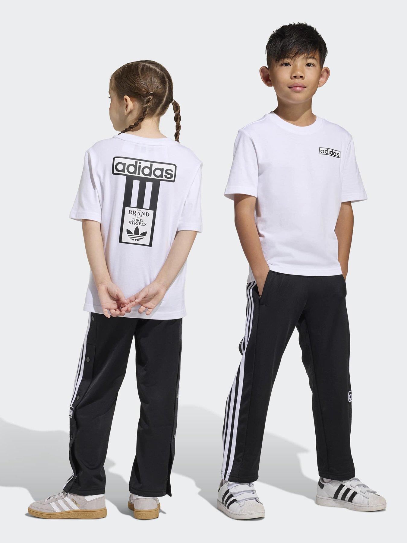 adidas Originals Kids Unisex Adibreak Tee Set - White