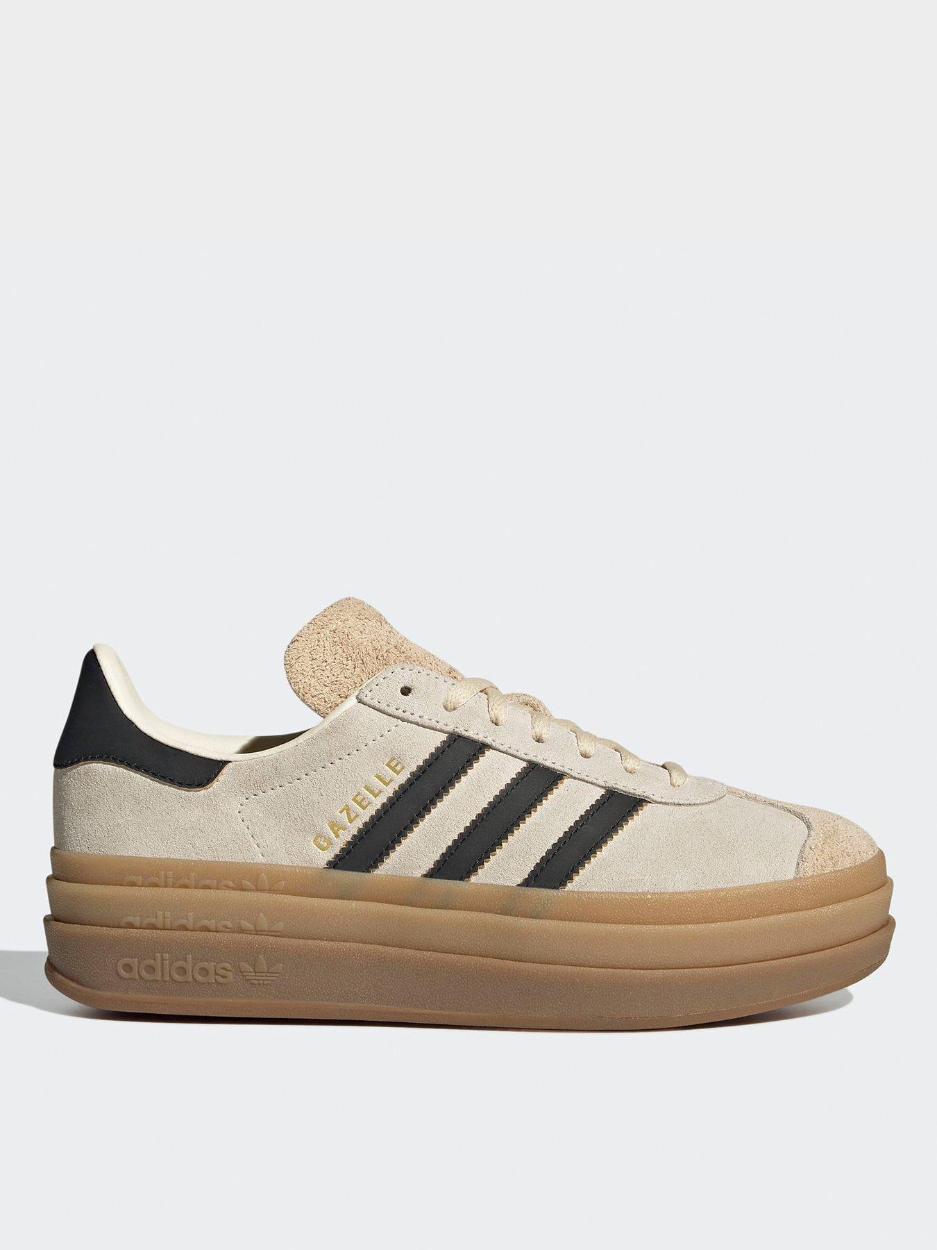 adidas Originals Womens Gazelle Bold Trainers - Cream