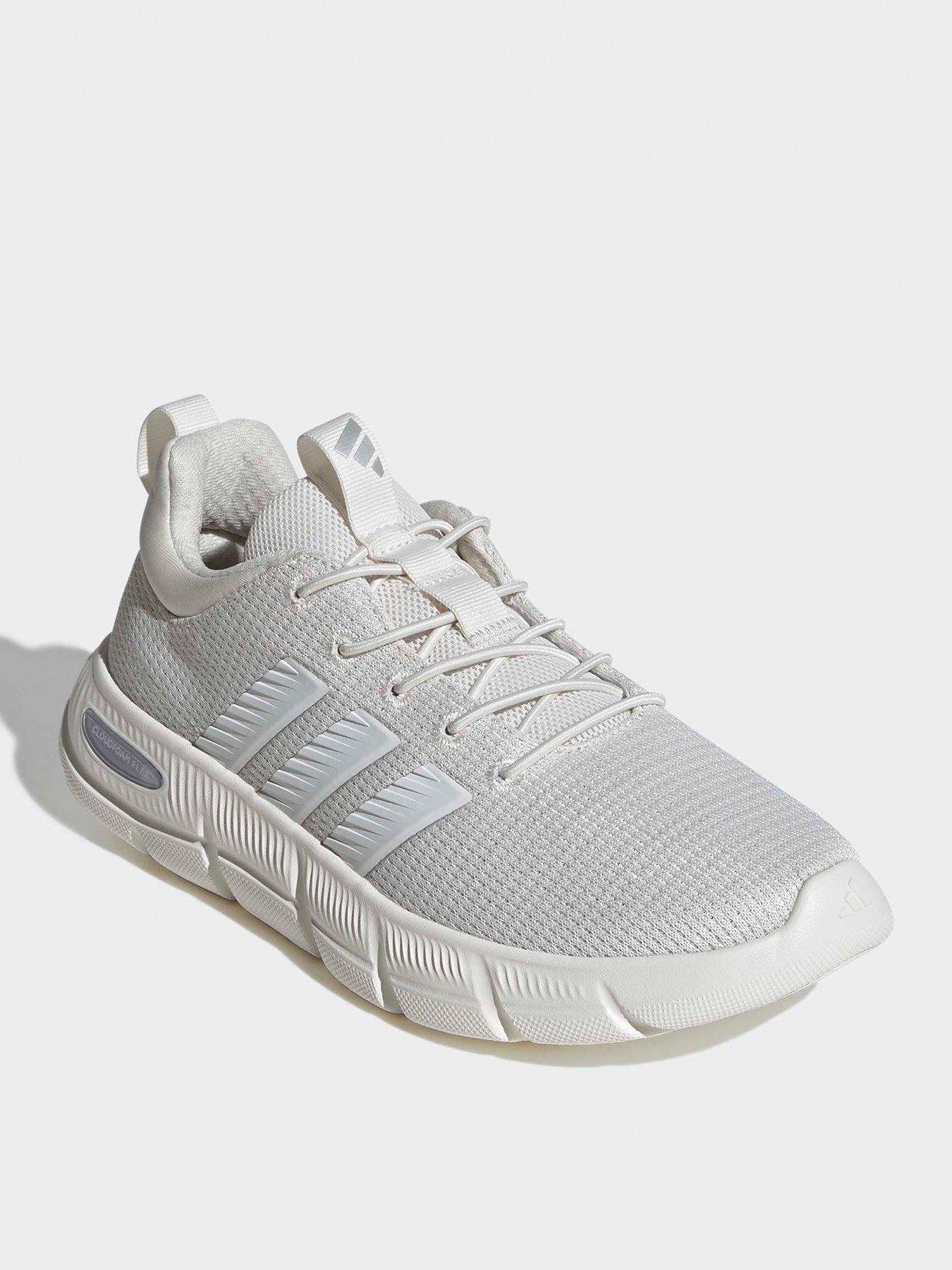 Image 2 of 7 of adidas Sportswear Women's Cloudfoam Flex Elastic Lace Trainers - White