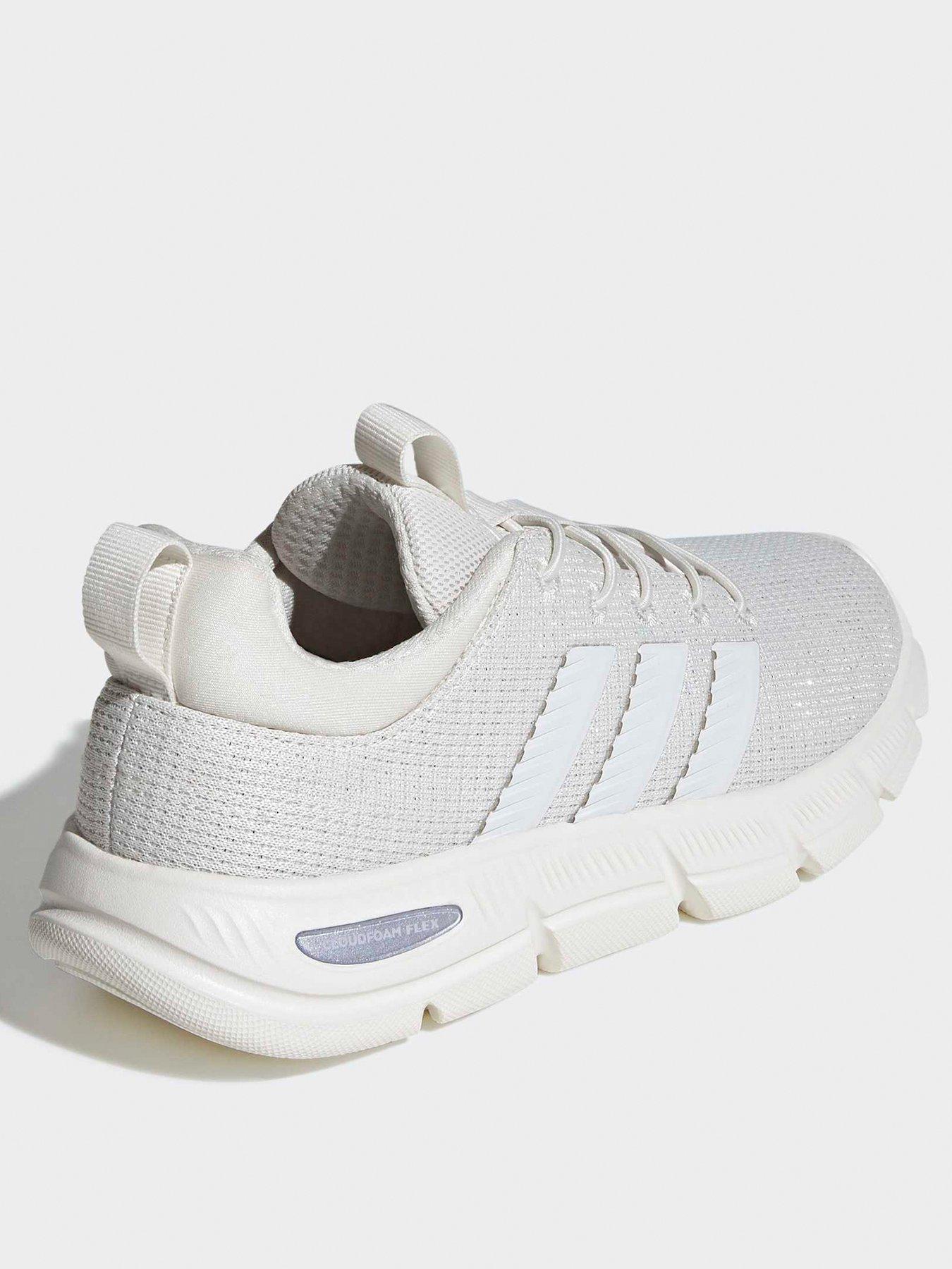 Image 3 of 7 of adidas Sportswear Women's Cloudfoam Flex Elastic Lace Trainers - White