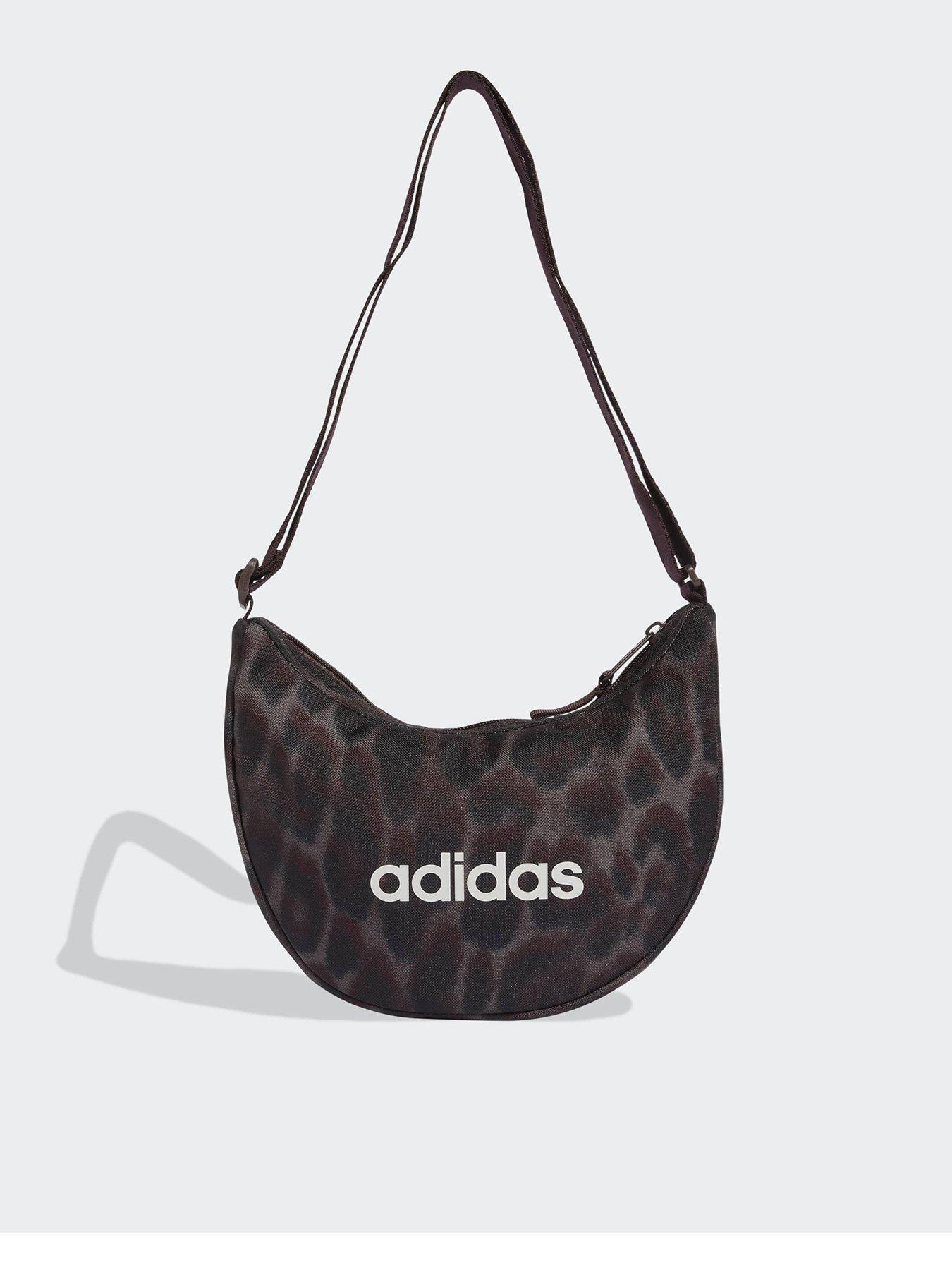 adidas Sportswear Womens Crossbody Pouch -Leopard - Brown
