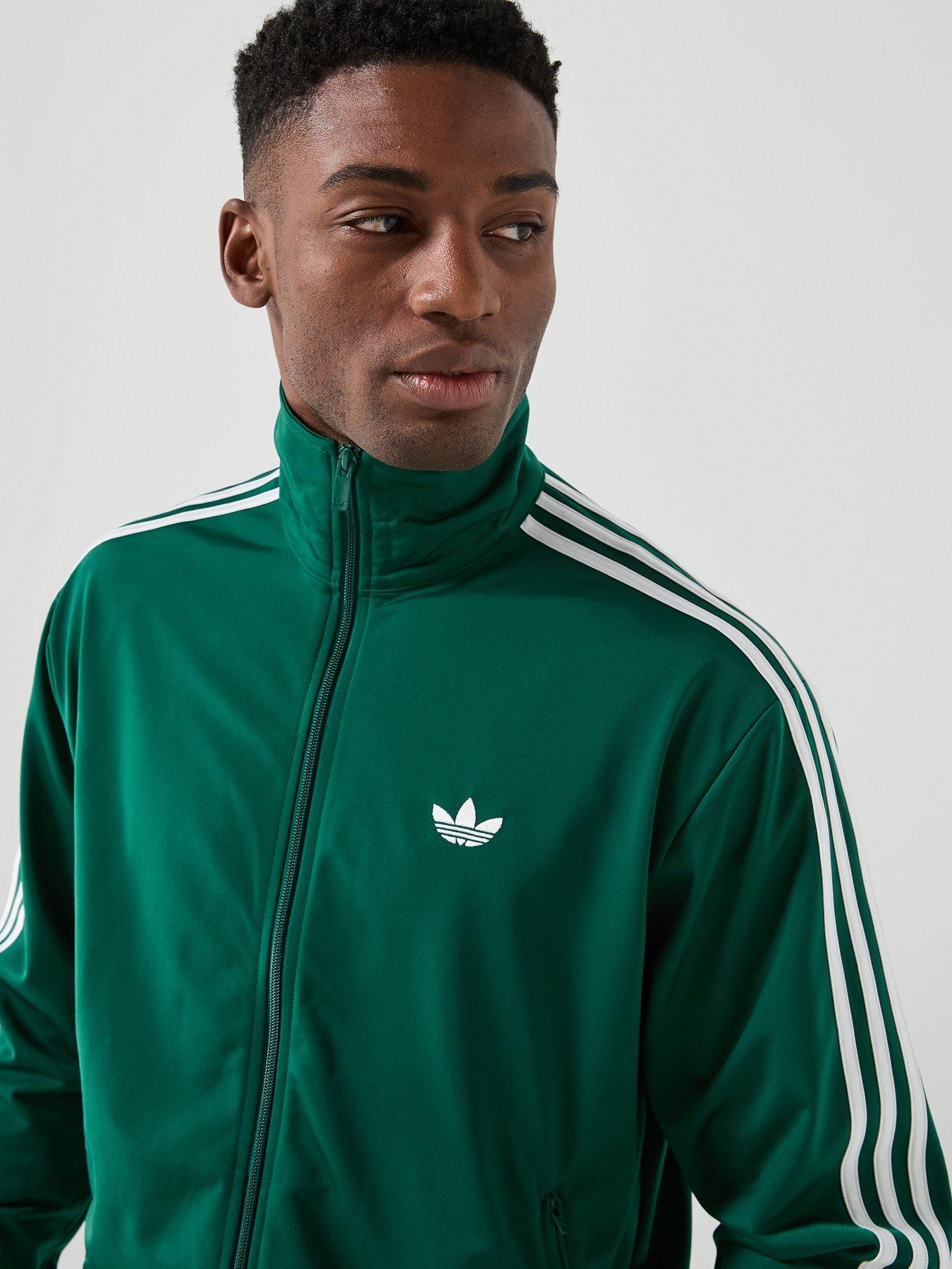 Image 4 of 6 of adidas Originals Men's Firebird Tracksuit Top - Green
