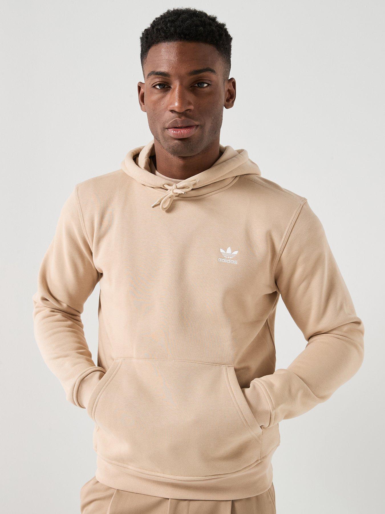 Image 1 of 6 of adidas Originals Men's Trefoil Essentials Hoodie - Beige