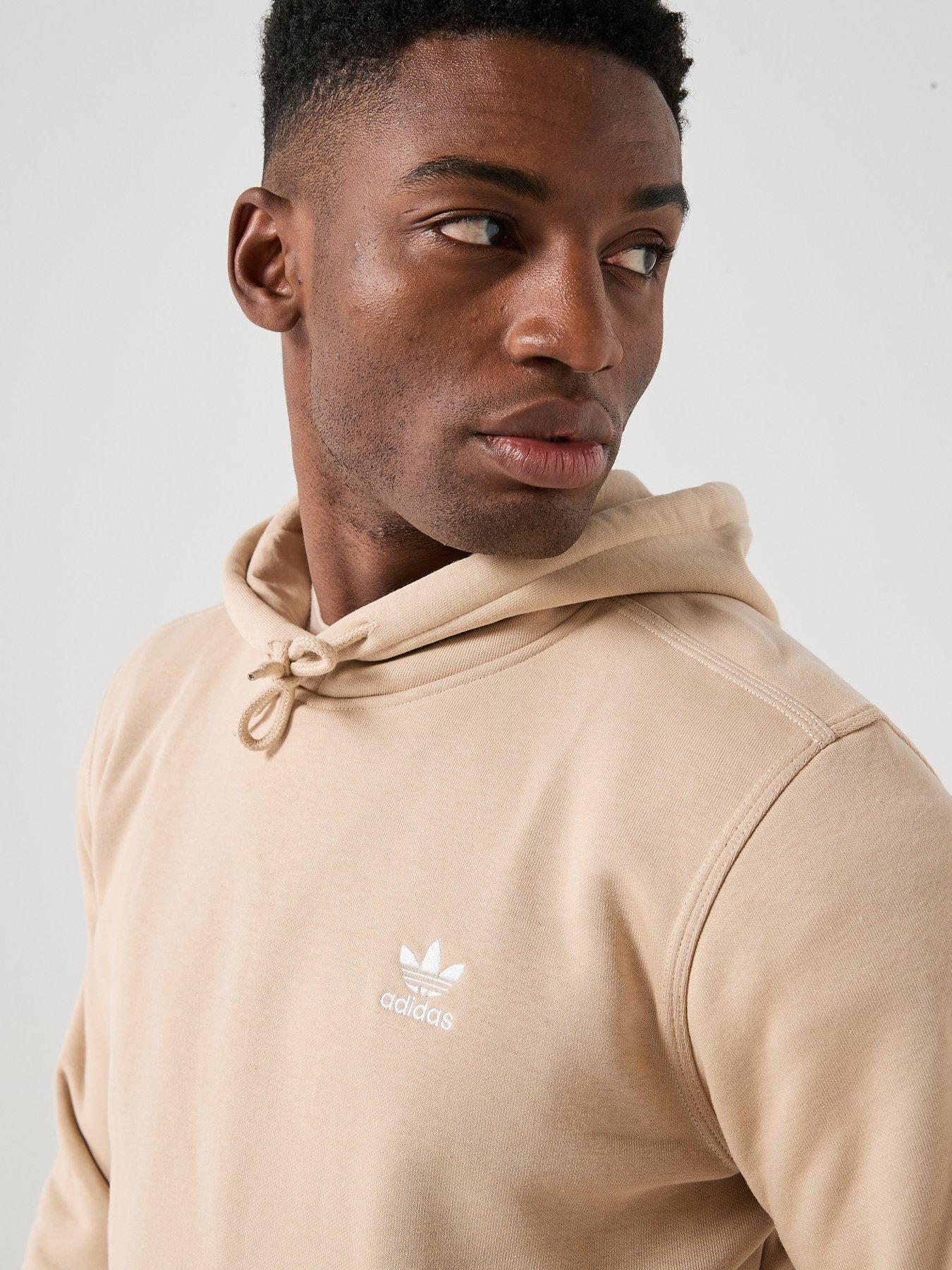 Image 5 of 6 of adidas Originals Men's Trefoil Essentials Hoodie - Beige