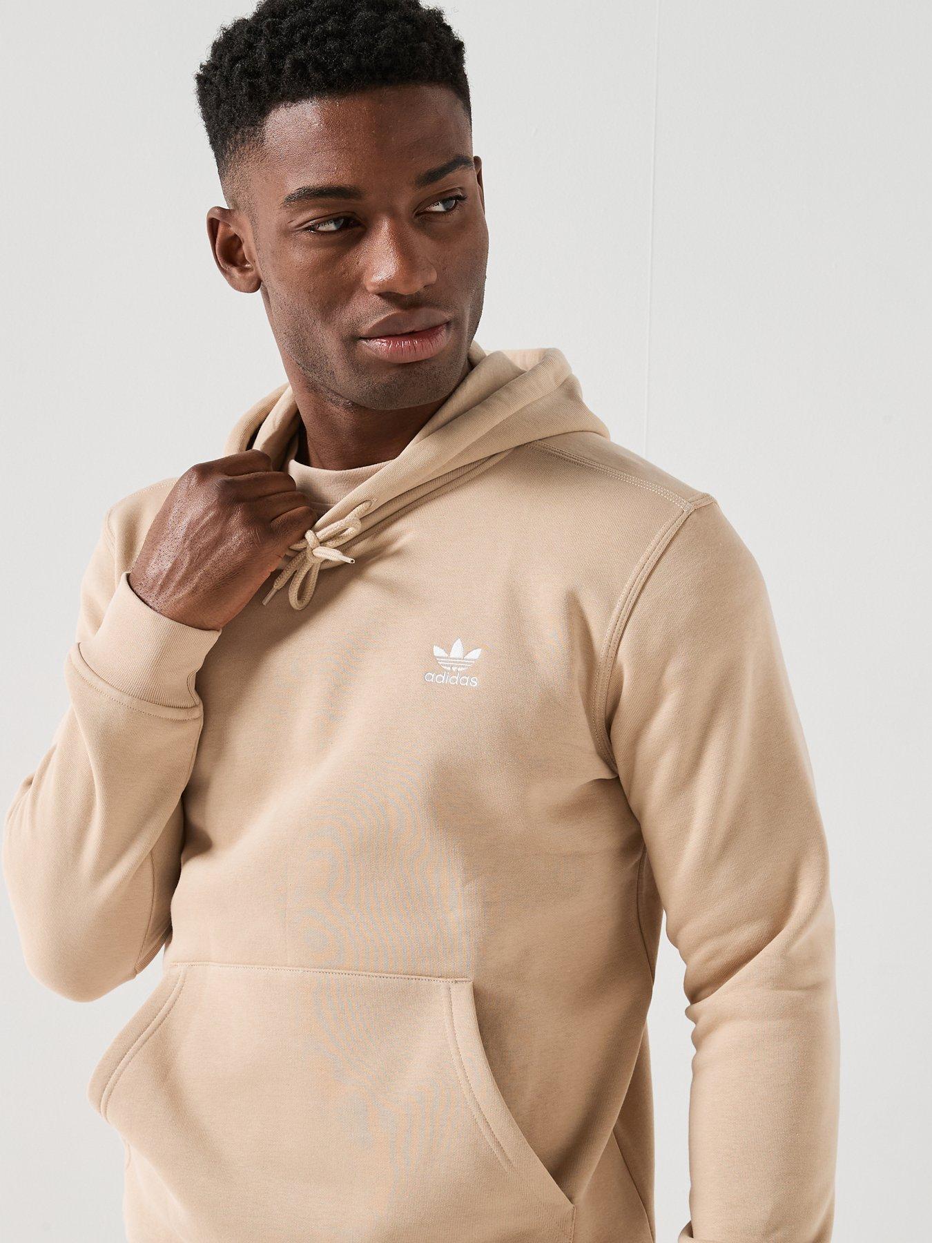 Image 6 of 6 of adidas Originals Men's Trefoil Essentials Hoodie - Beige