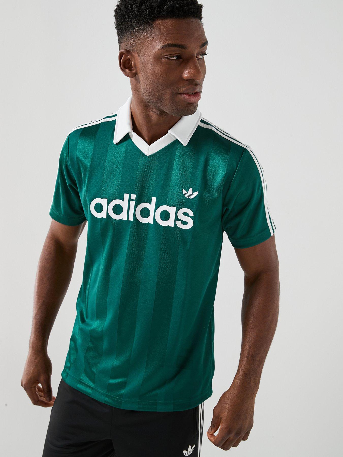 Adidas Originals Men'S Archive Collar Engineered Jersey - Green