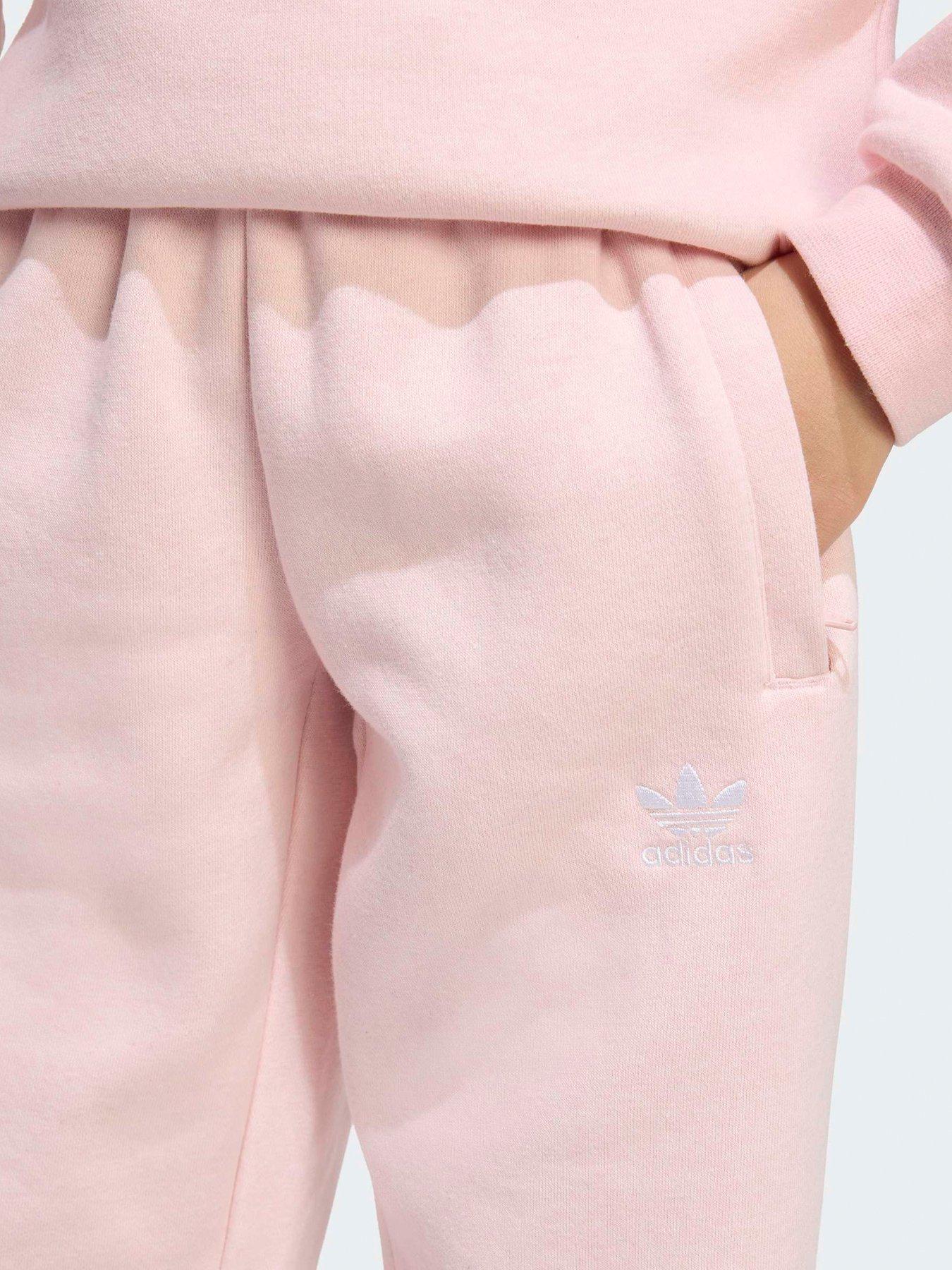 Image 5 of 7 of adidas Originals Kids Unisex Loose Crew Jogger Set - Pink