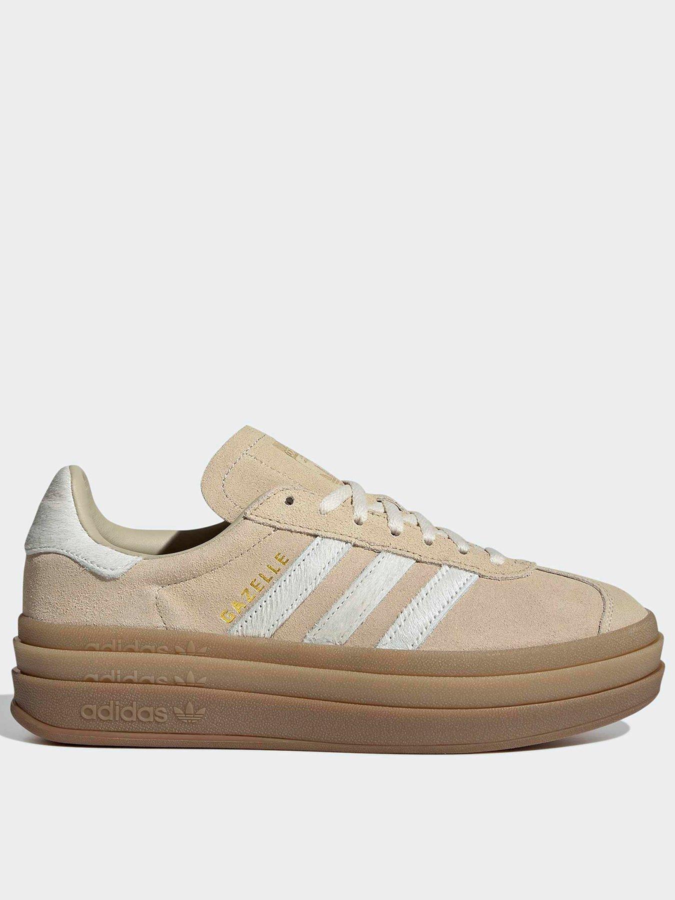 adidas Originals: Women's Gazelle Bold Trainers - Khaki