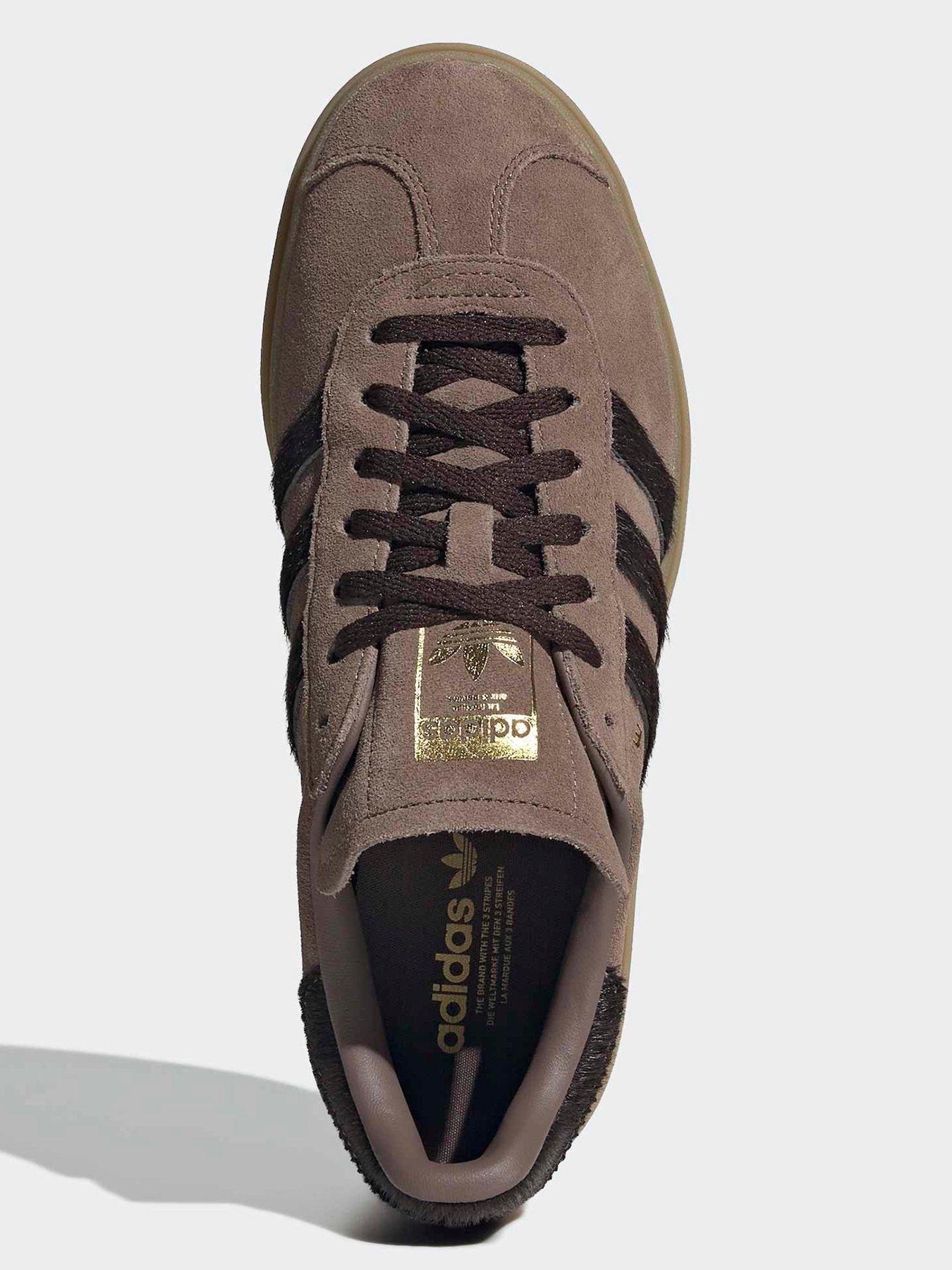 adidas Originals Womens Gazelle Bold Trainers - Brown | Very