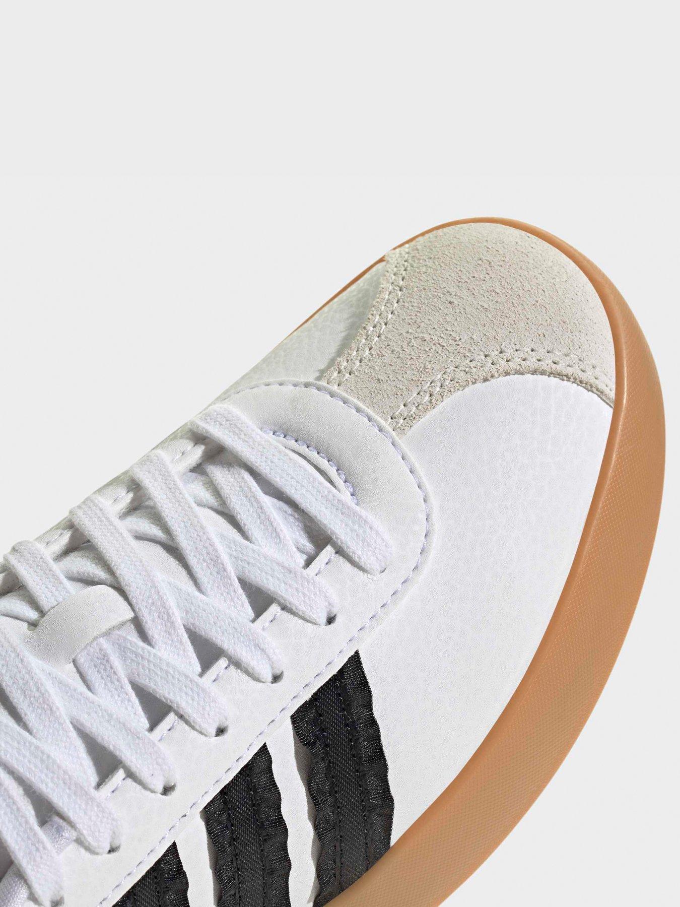 adidas gazelle silver green womens adidas VL Court 3.0 Women's Shoes, Size: 8, Black White Gum