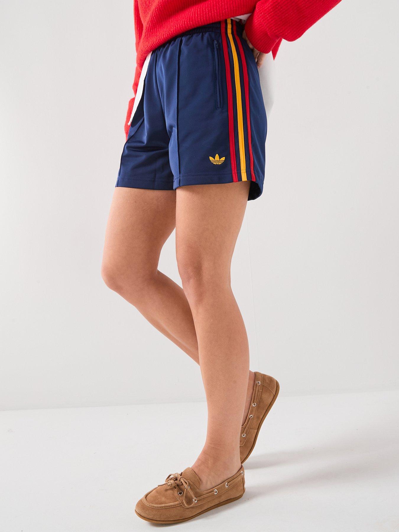 adidas Originals Women's Firebird Relaxed Fit Classic Shorts - Blue